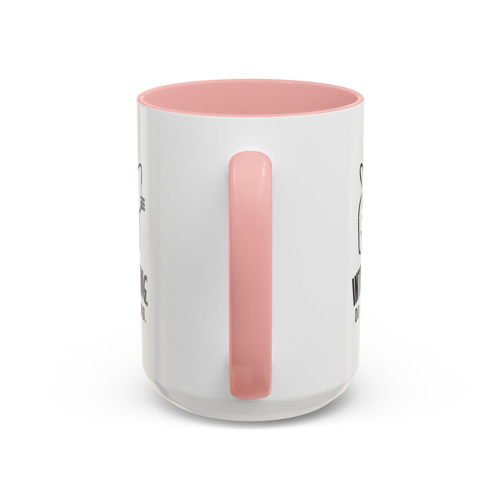 Introverting. Do Not Disturb. Two-Tone Cat Coffee Mug (11oz & 15oz)