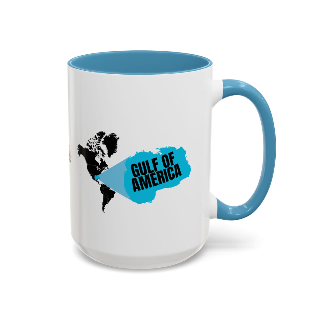 American Gulf Map Accent Coffee Mug