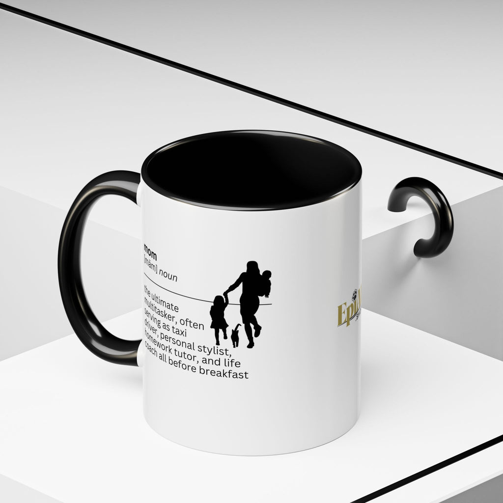 Mom Multitasker Accent Coffee Mug - Perfect Gift for Moms