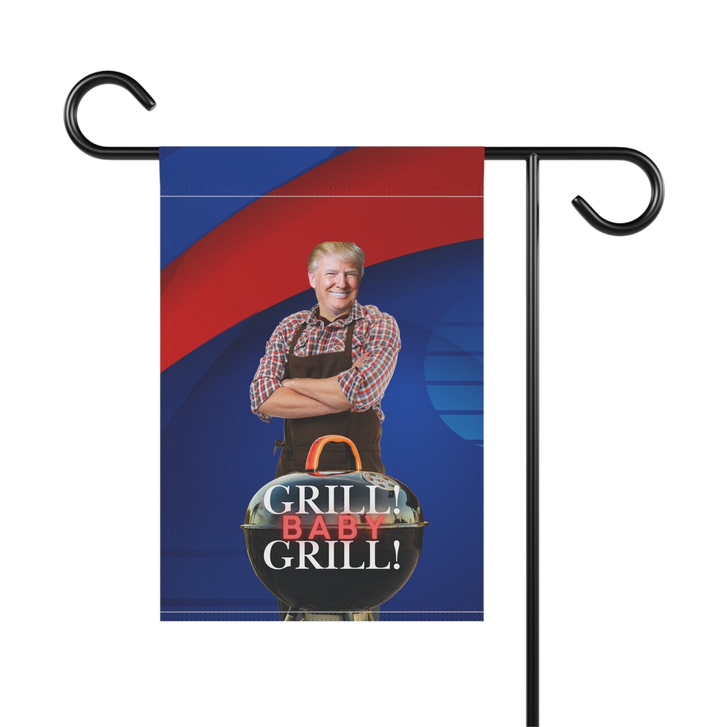 Trump Grill Baby Garden & House Banner