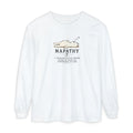 Napathy Cat Long Sleeve Shirt | Funny Sleepy Cat Graphic Tee