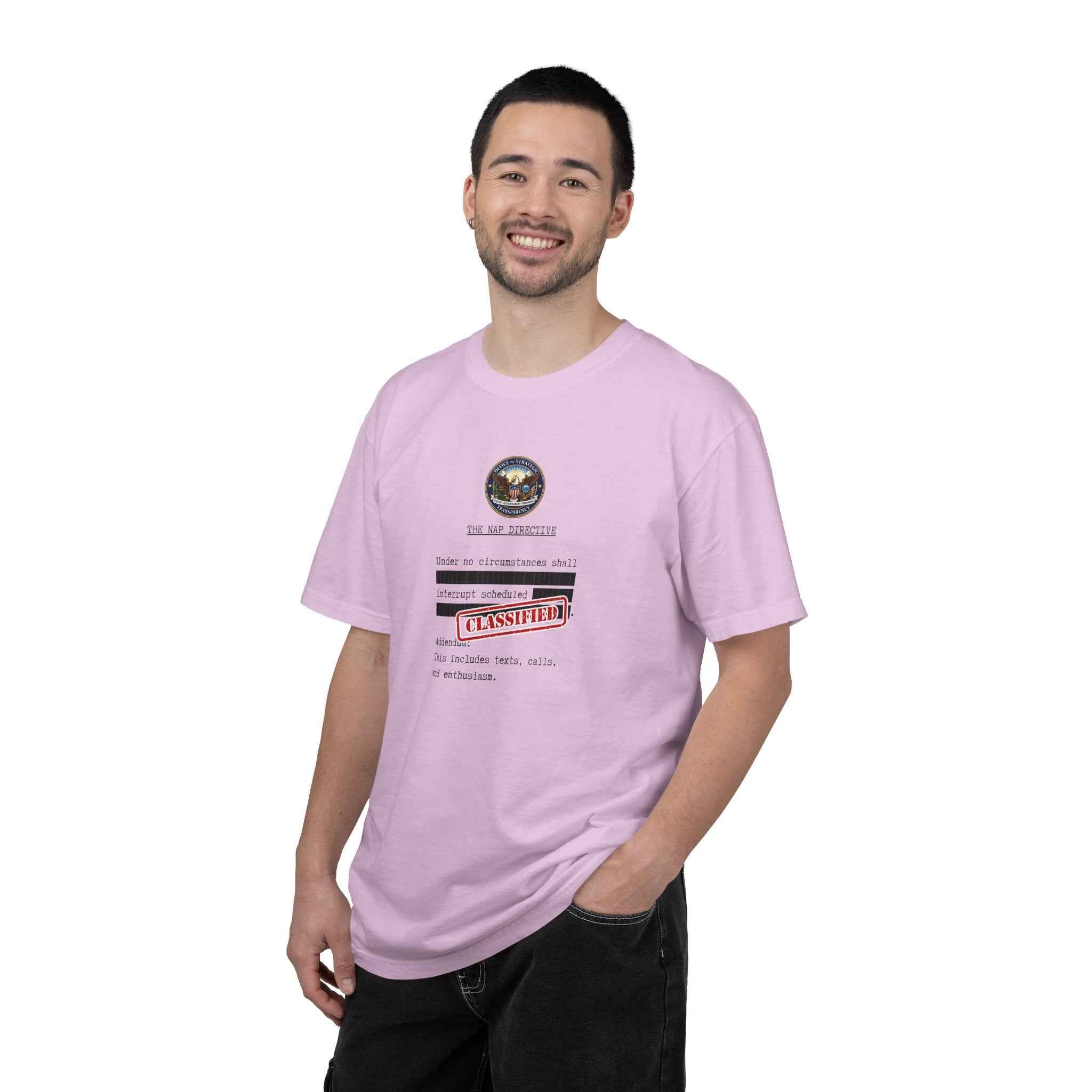 The Nap Directive Unisex T-Shirt – Official Rest Policy Graphic Tee