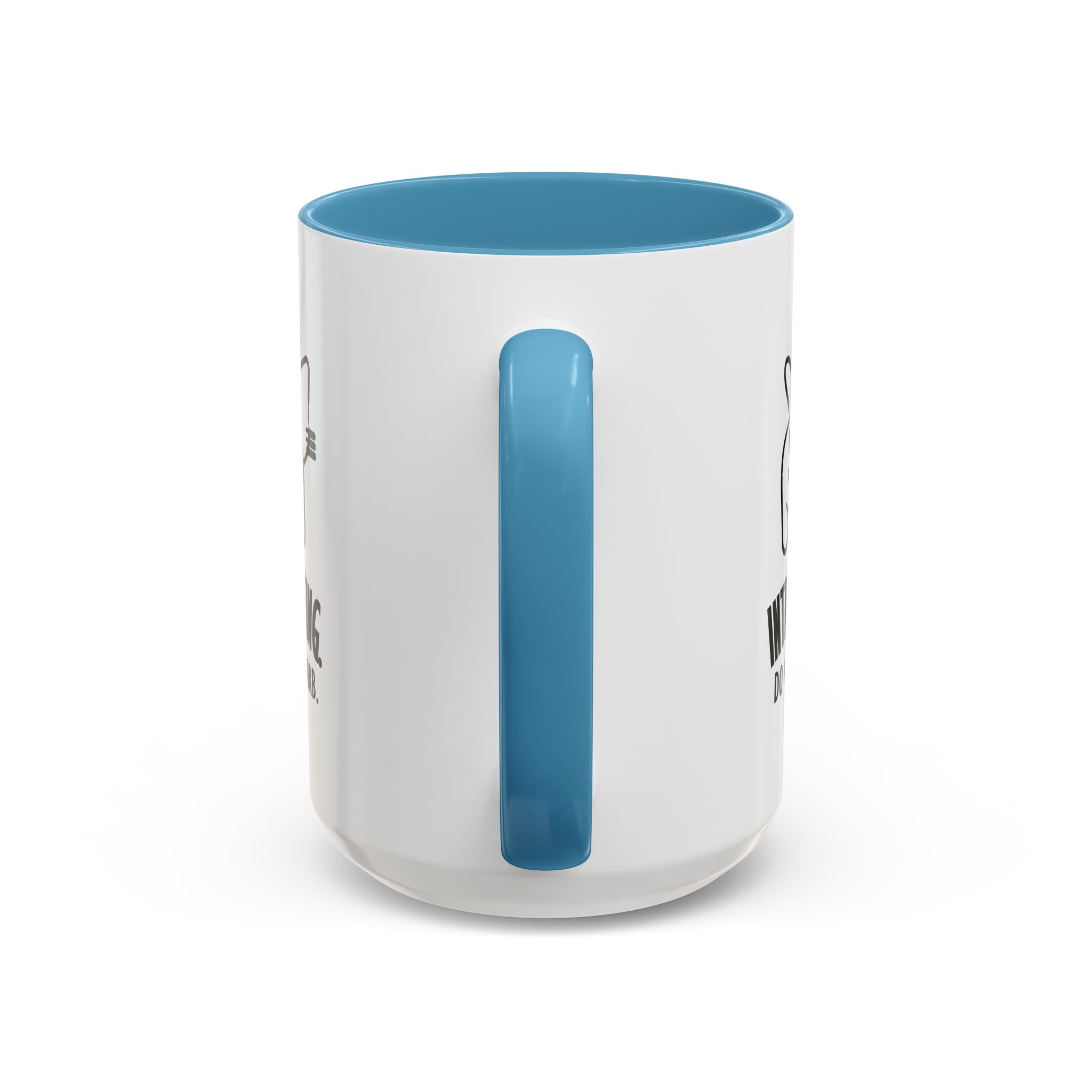Introverting. Do Not Disturb. Two-Tone Cat Coffee Mug (11oz & 15oz)