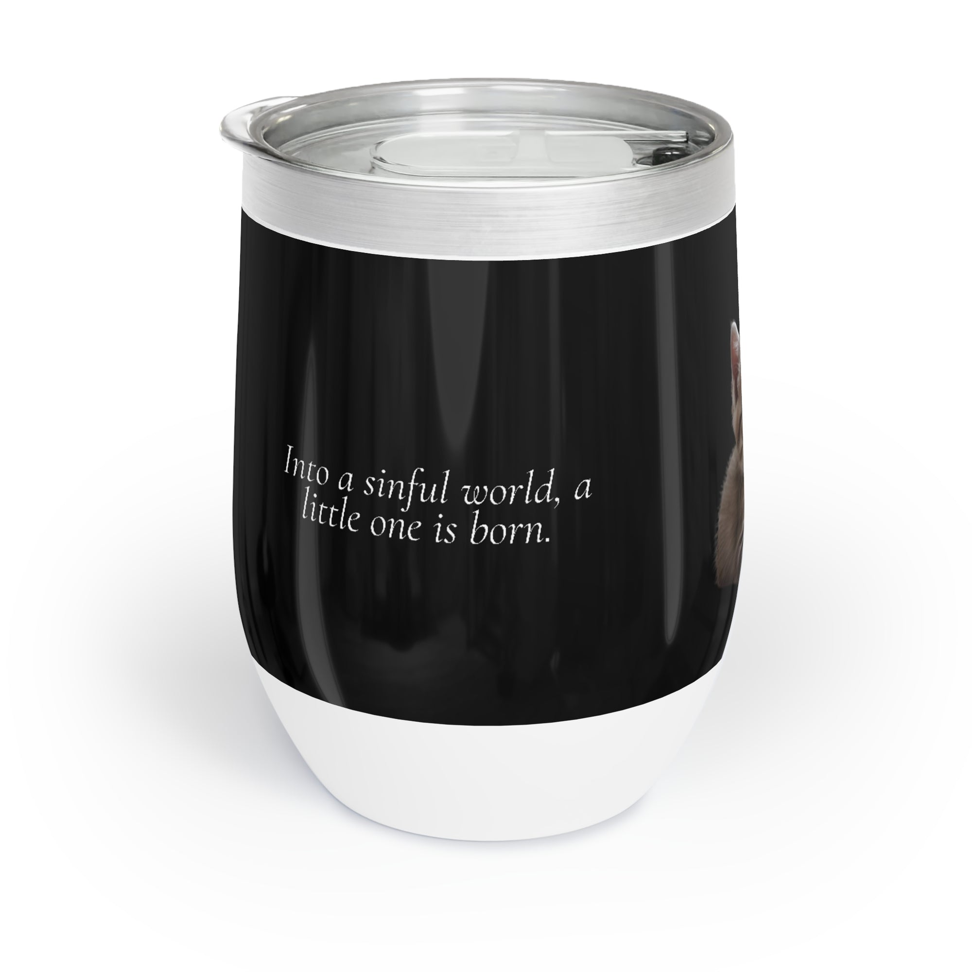 A Little One is Born Chill Wine Tumbler