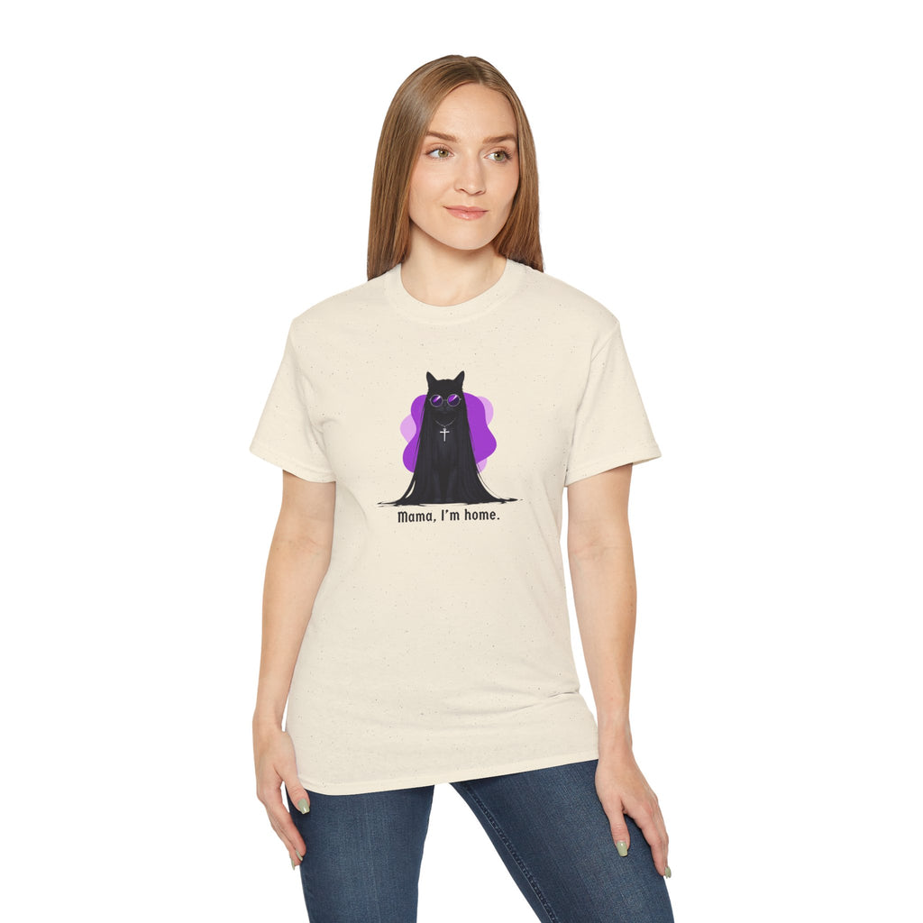 Mama I'm Home Ozzy Cat Graphic Tee