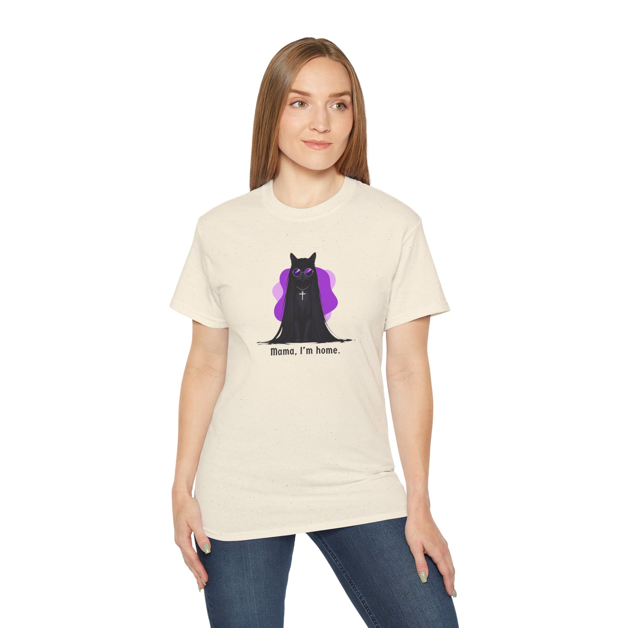 Mama I'm Home Ozzy Cat Graphic Tee