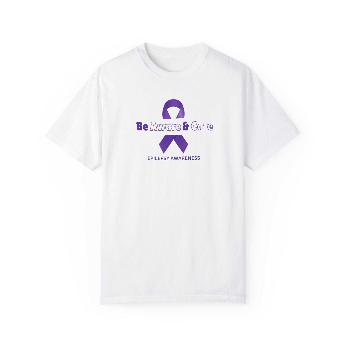 Be Aware Unisex Garment - Dyed T - shirt - T - Shirt - Epileptic Al’s Shop