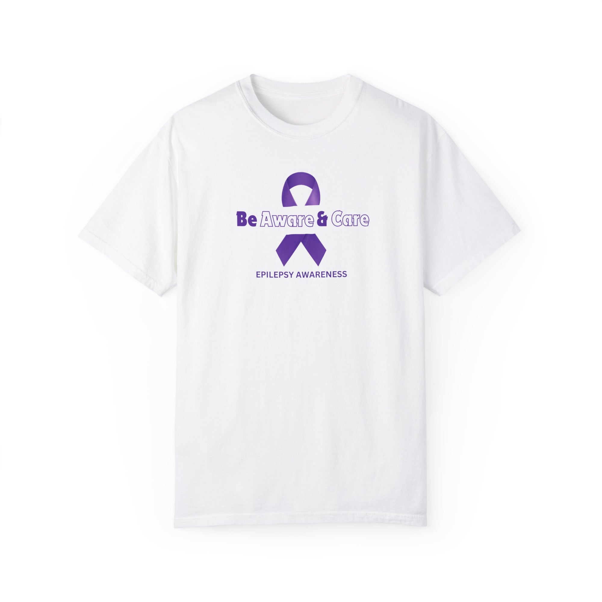 Be Aware Unisex Garment - Dyed T - shirt - T - Shirt - Epileptic Al’s Shop