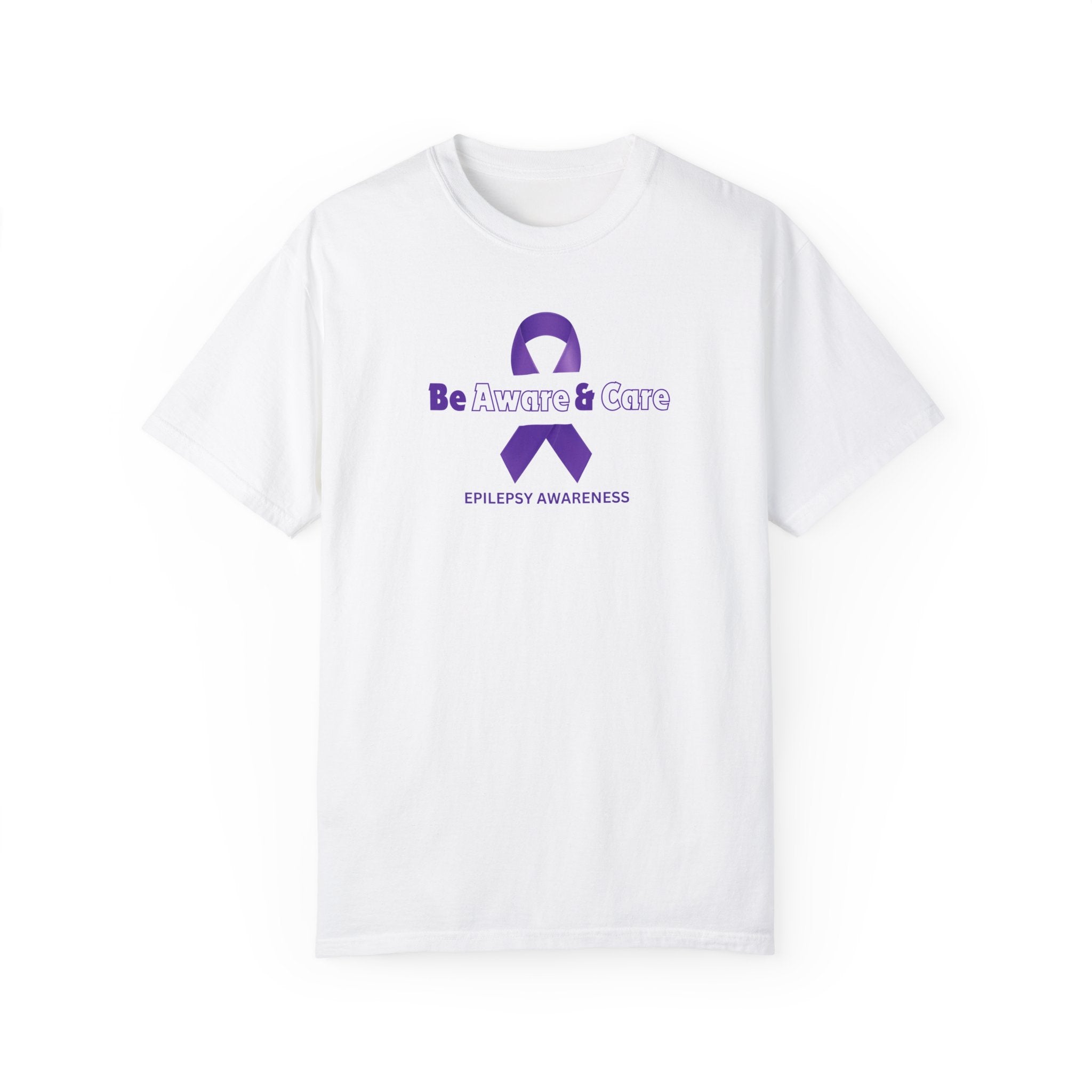 Be Aware Unisex Garment - Dyed T - shirt - T - Shirt - Epileptic Al’s Shop