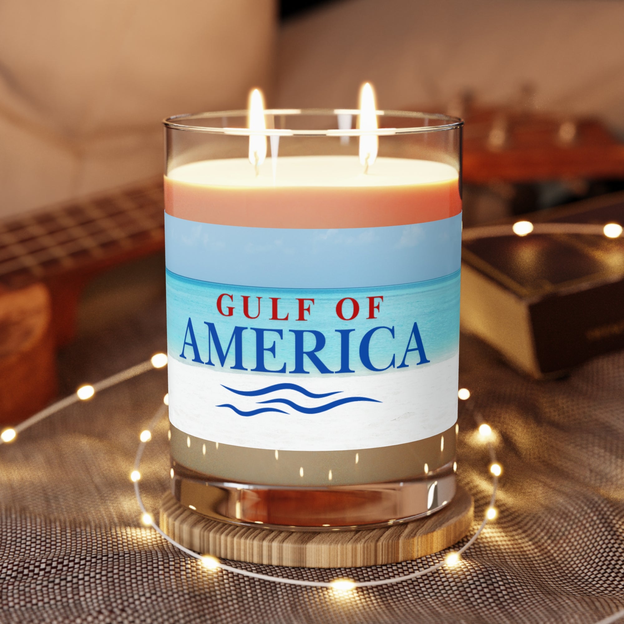 American Gulf Beach Scented Candle, 11oz Full Glass