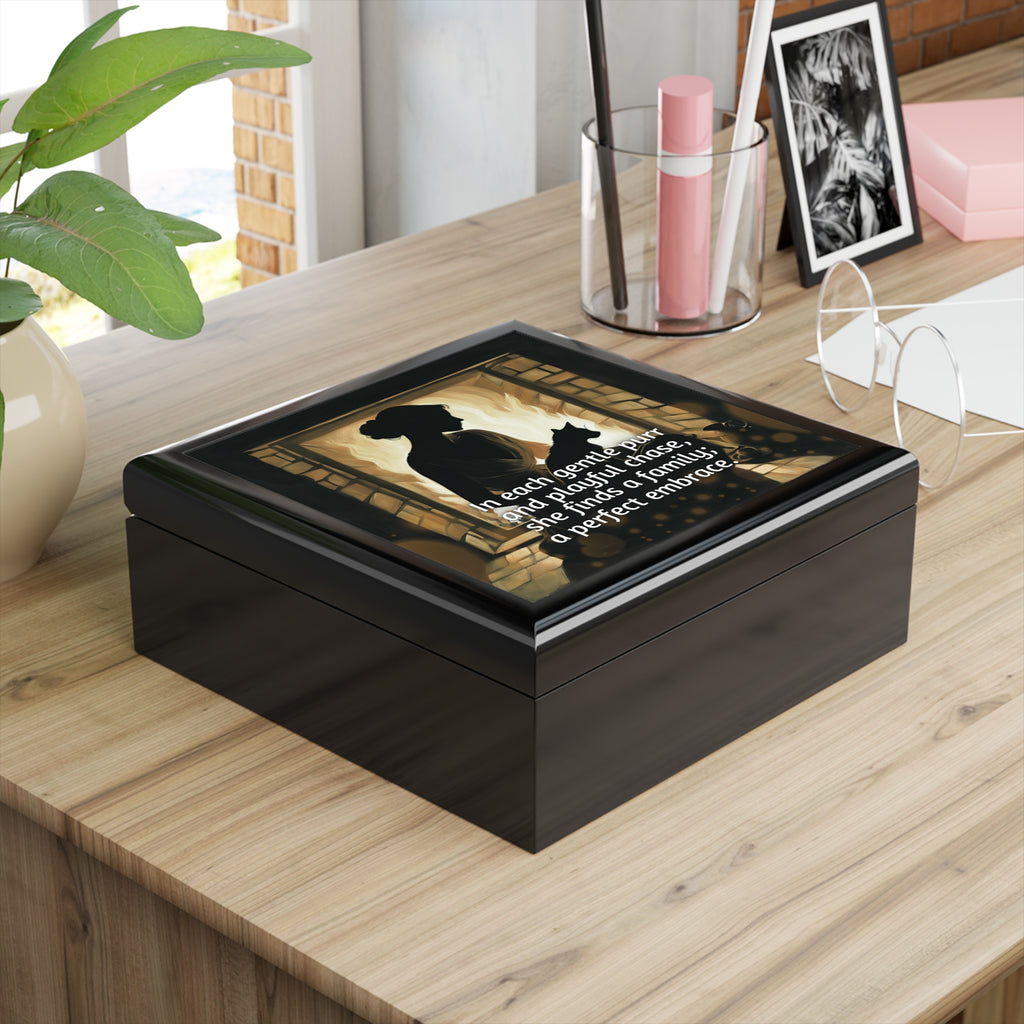 Cat Lady Family Jewelry Box