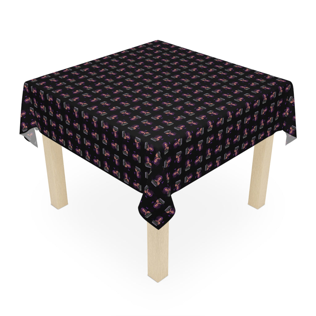 Epilepsy Warrior Woman Print Tablecloth for Dining