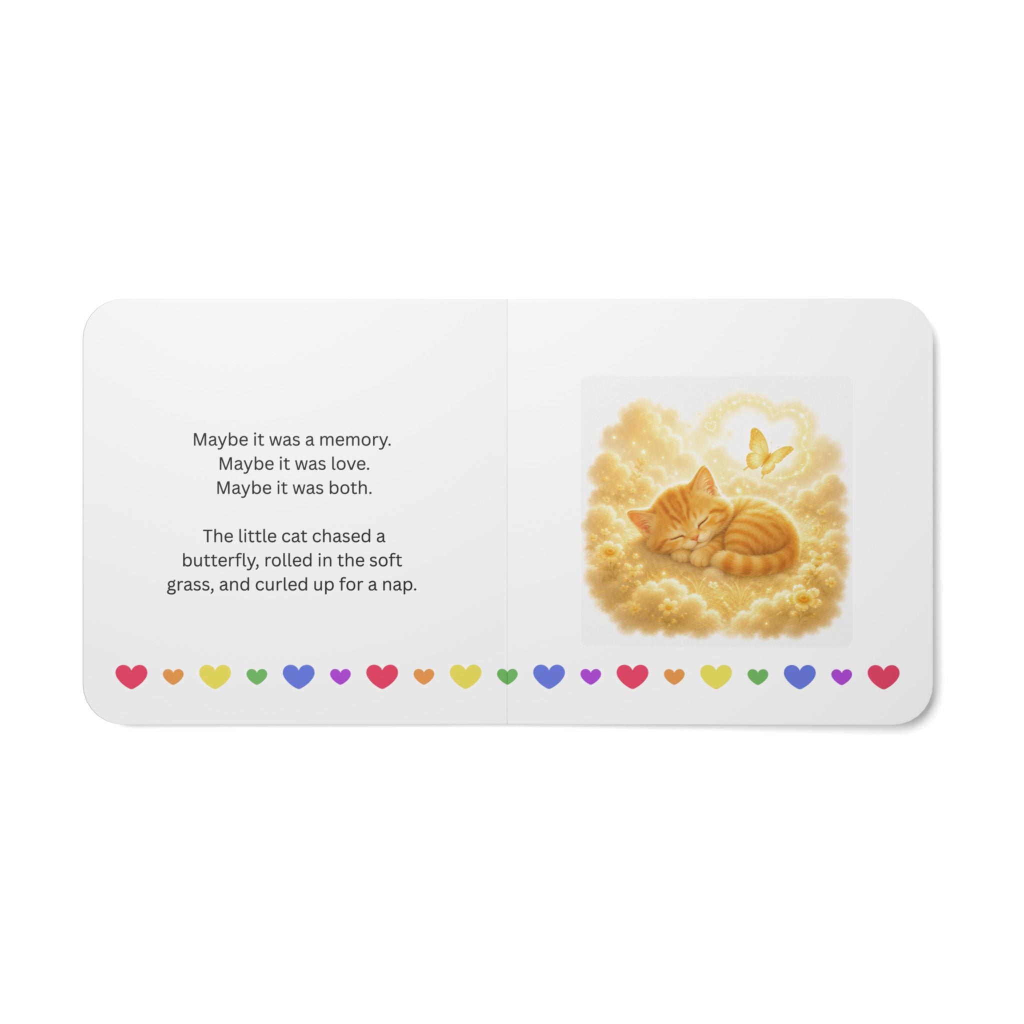 A Cat’s First Day Across the Rainbow Bridge Board Book