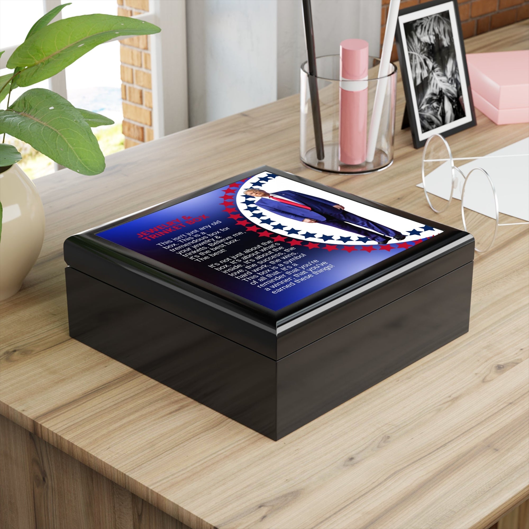 Patriotic Jewelry & Trinket Box Printify