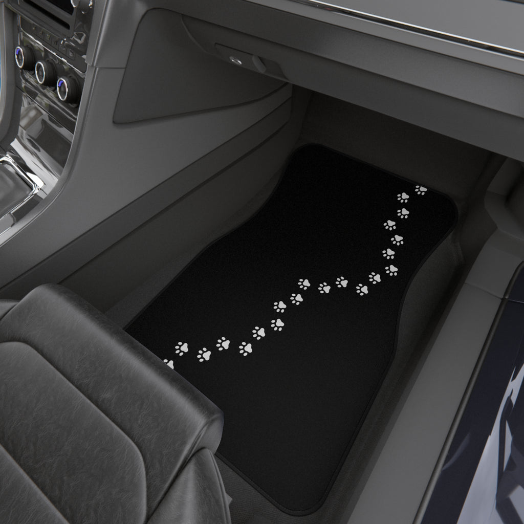 Cat Paw Trail Car Floor Mats – Set of 4