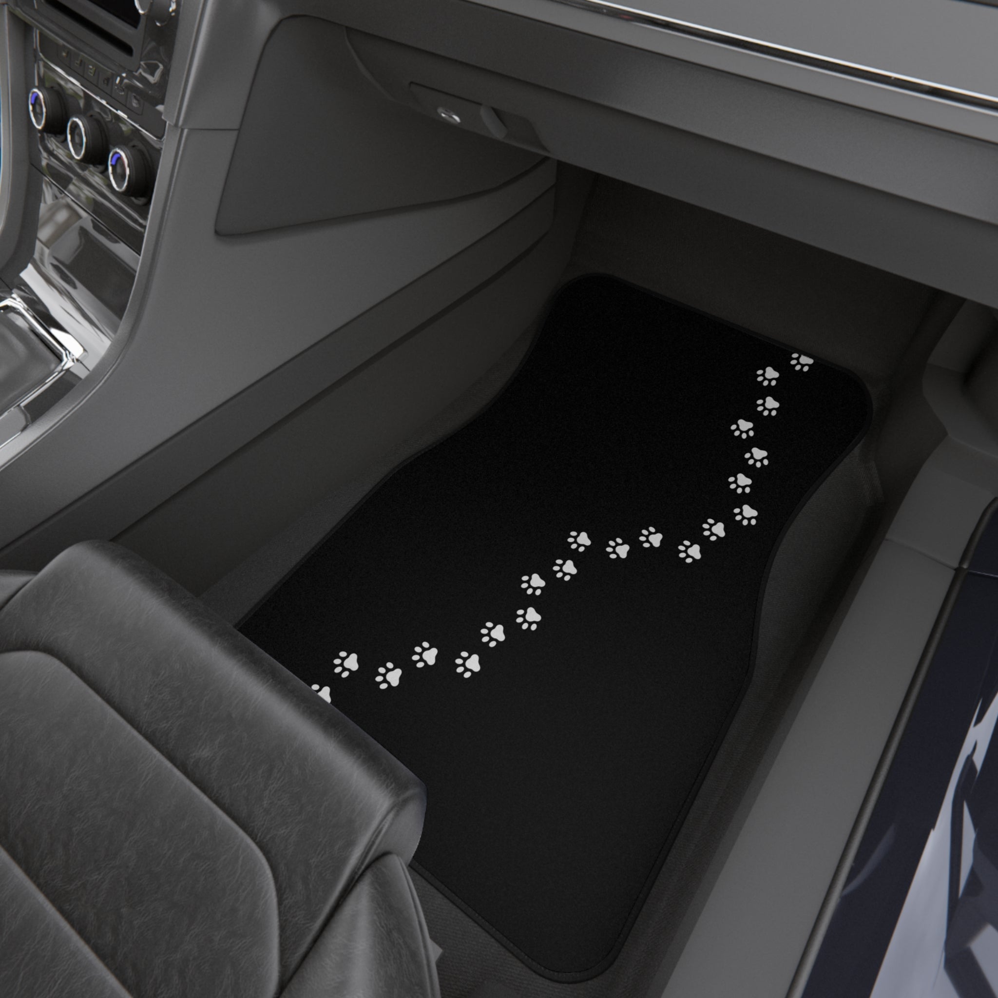 Cat Paw Trail Car Floor Mats – Set of 4