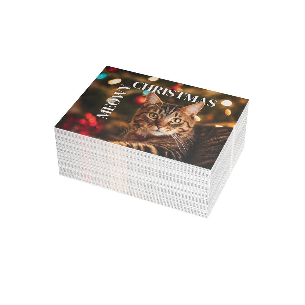 Meowy Christmas Postcard Bundles (envelopes included)