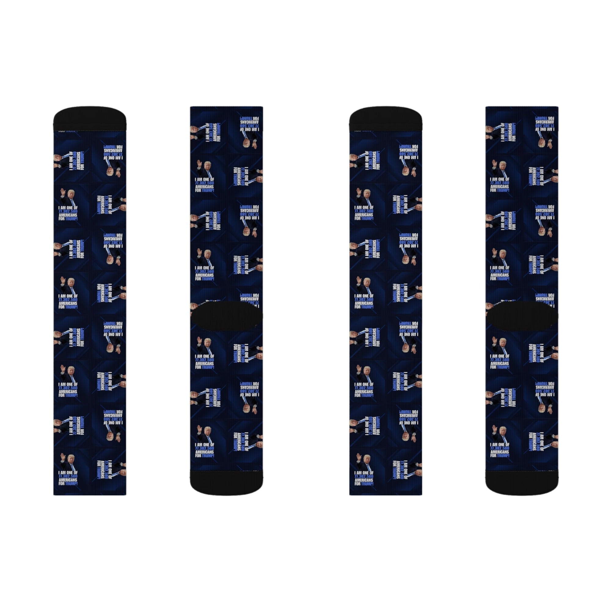 Fun Sublimation Socks - American for Trump Design Printify