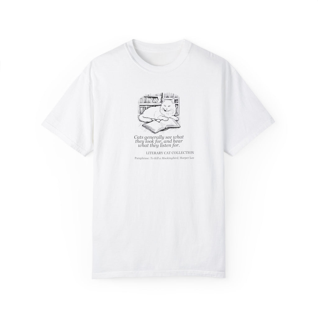 Literary Cat Unisex T-Shirt - To Kill a Mockingbird 2