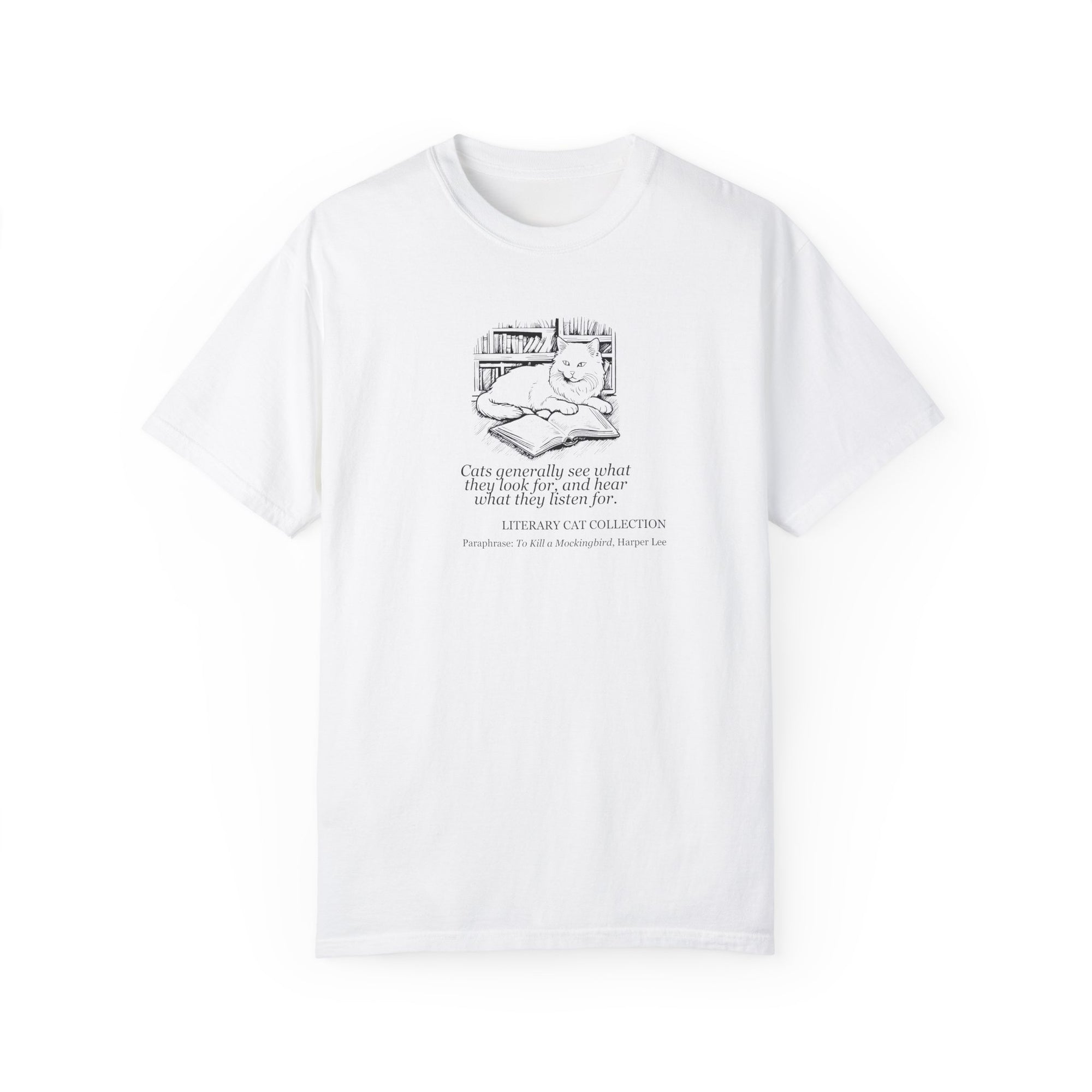 Literary Cat Unisex T-Shirt - To Kill a Mockingbird 2