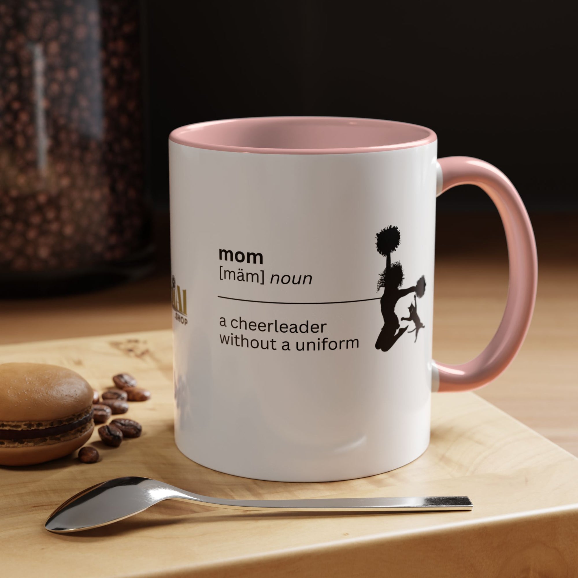 Mom Cheerleader Accent Coffee Mug - Perfect Gift for Moms