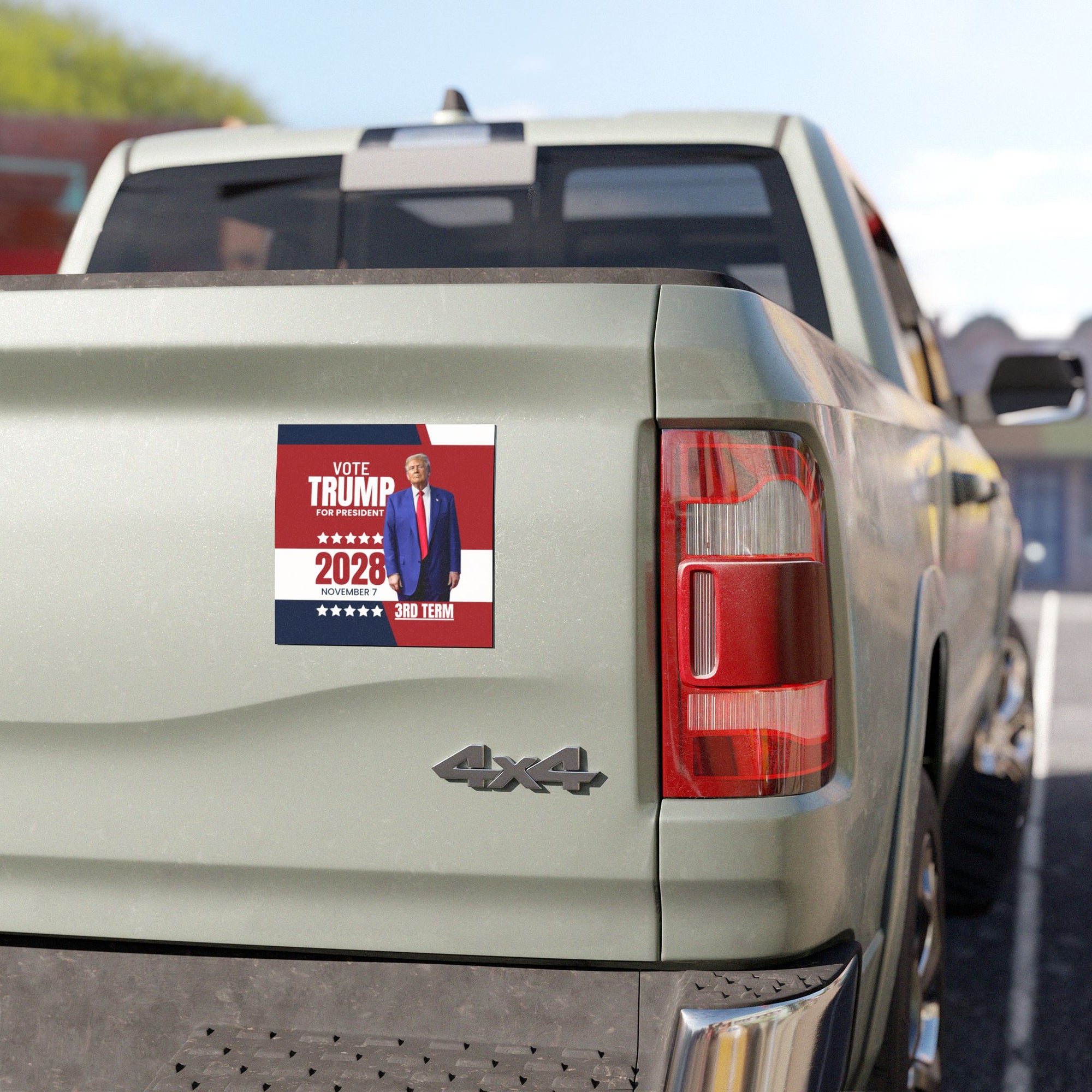 Political Car Magnet - Vote Trump 2028 - Show Your Support