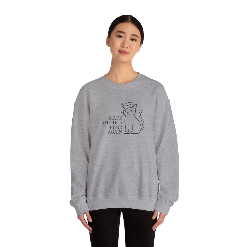 “Make America Purr Again” Parody Cat Sweatshirt