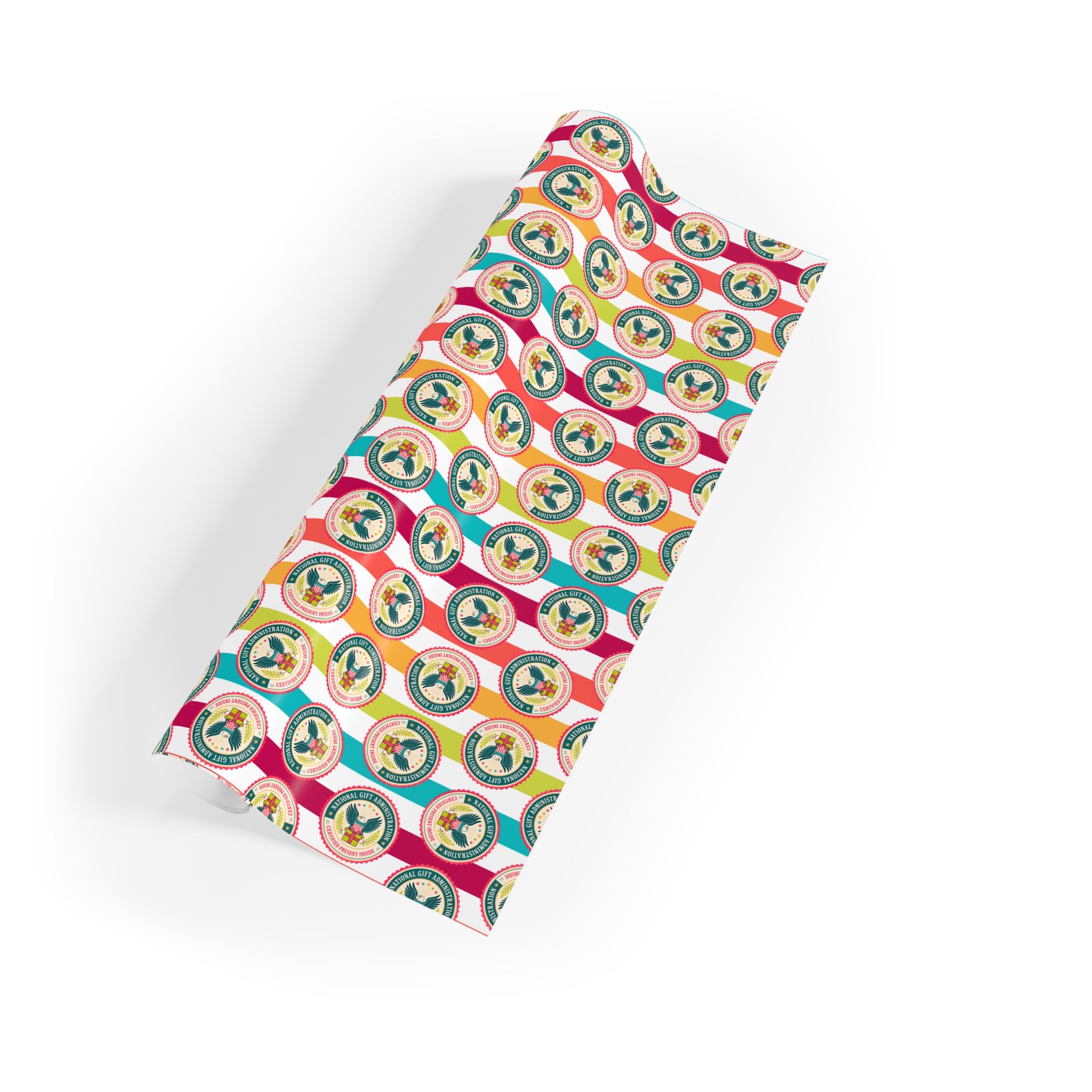 National Gift Administration Wrapping Paper | Certified Present Inside Official Gift Wrap
