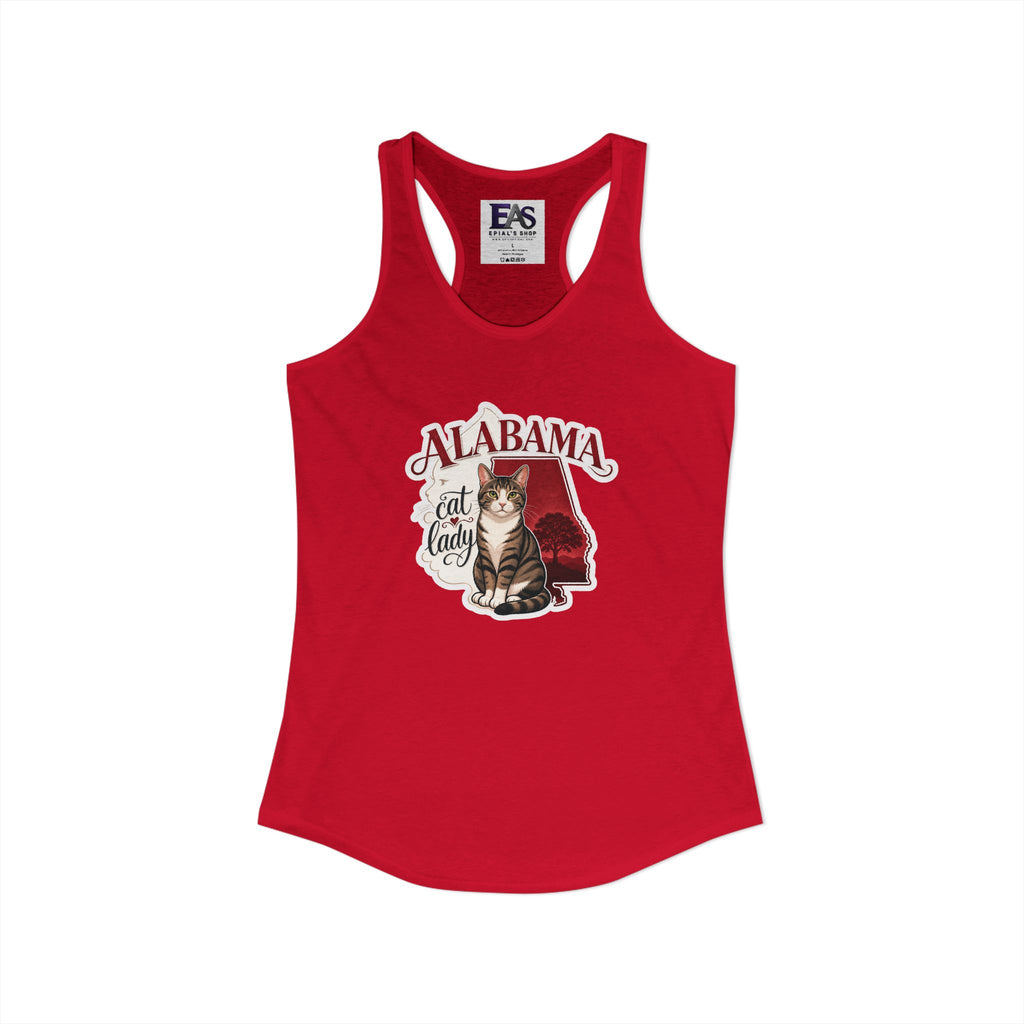 Alabama Cat Lady Women’s Racerback Tank Top