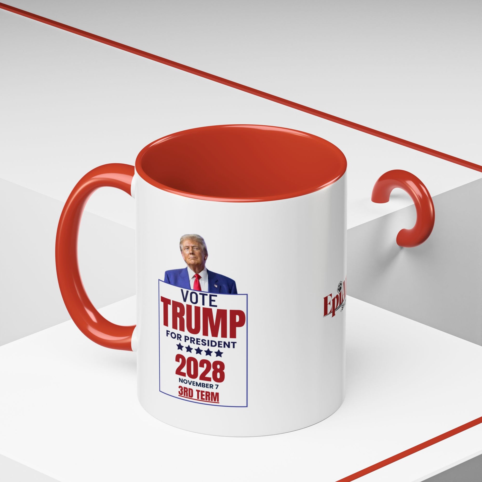 Vote Trump for President Coffee Mug – 11oz & 15oz Accent Mug for Political Enthusiasts