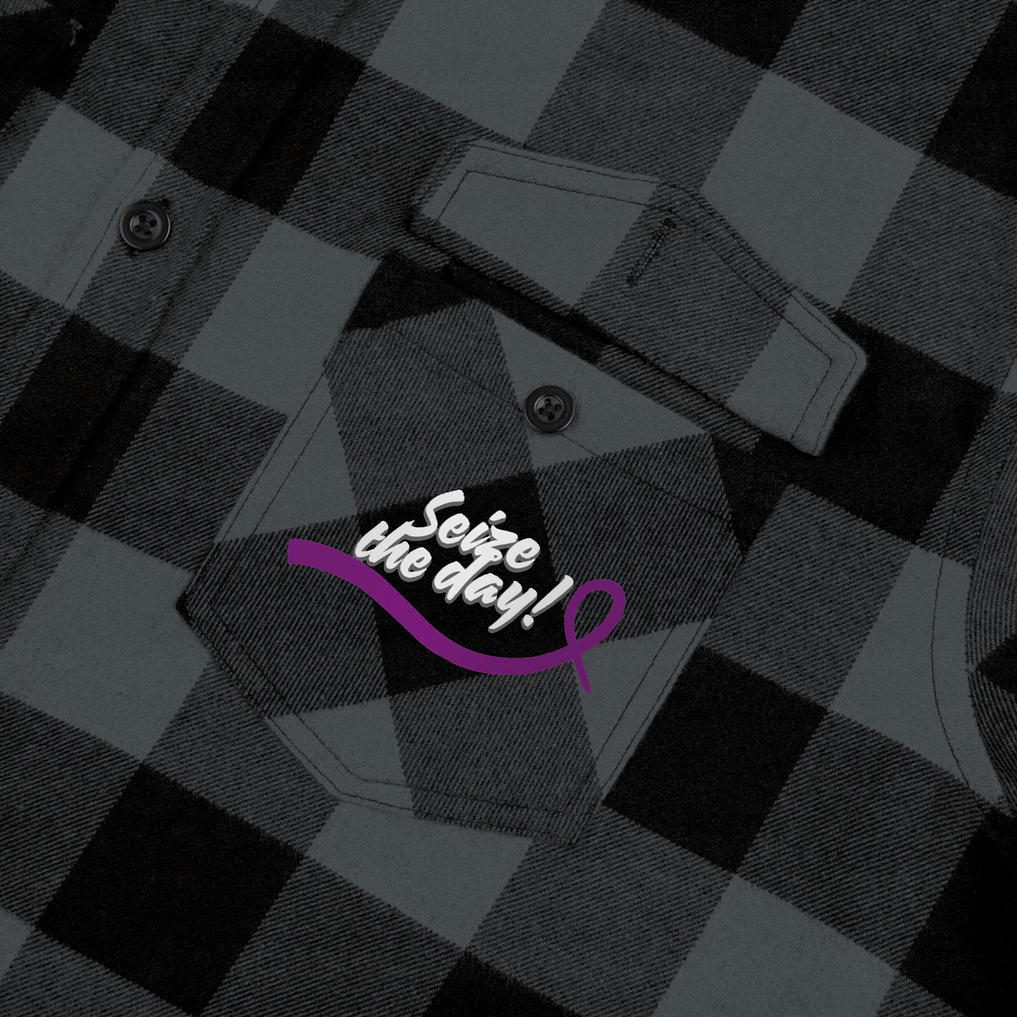 Cozy Seize the Day Unisex Flannel Shirt