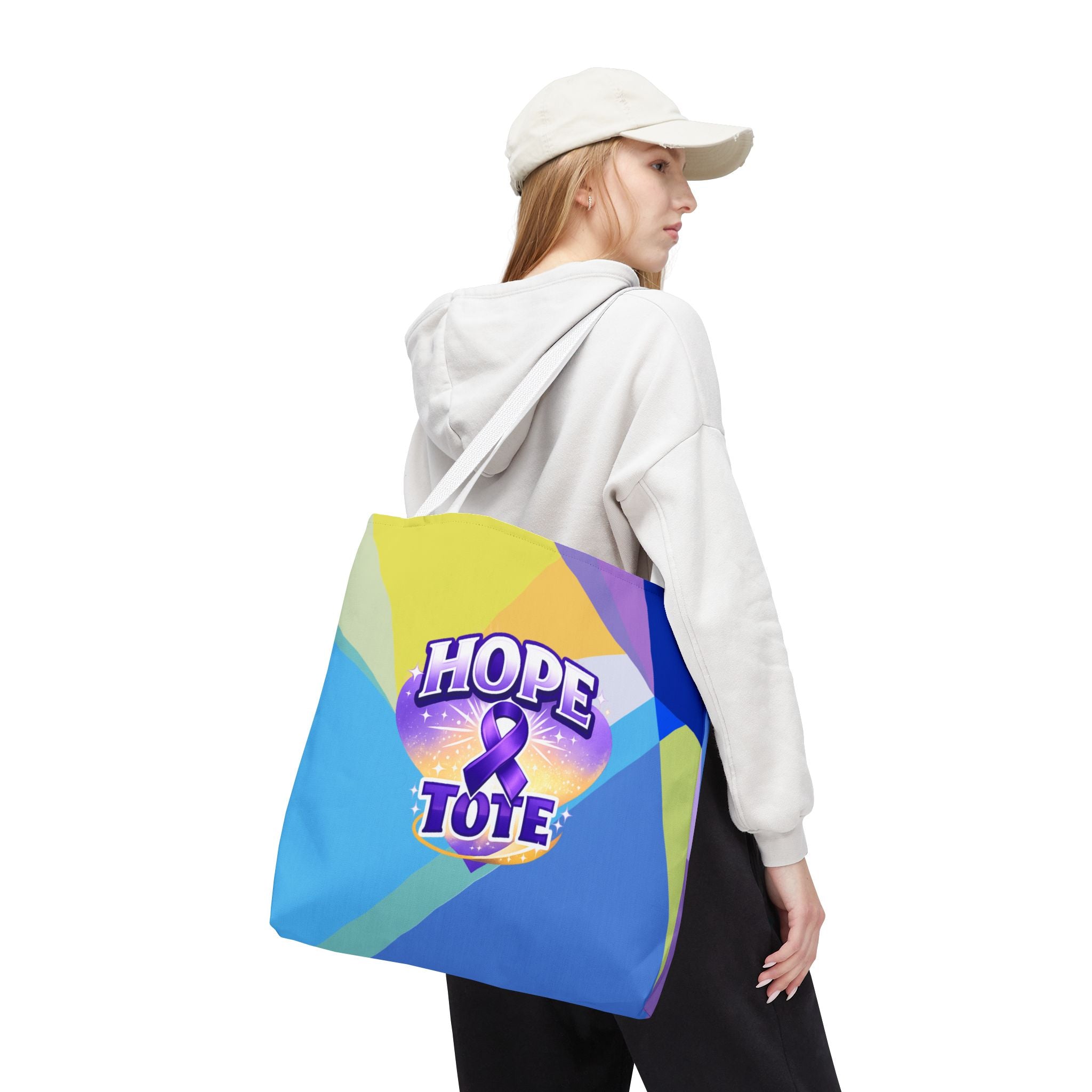 Hope Tote Epilepsy Awareness Ribbon Tote Bag