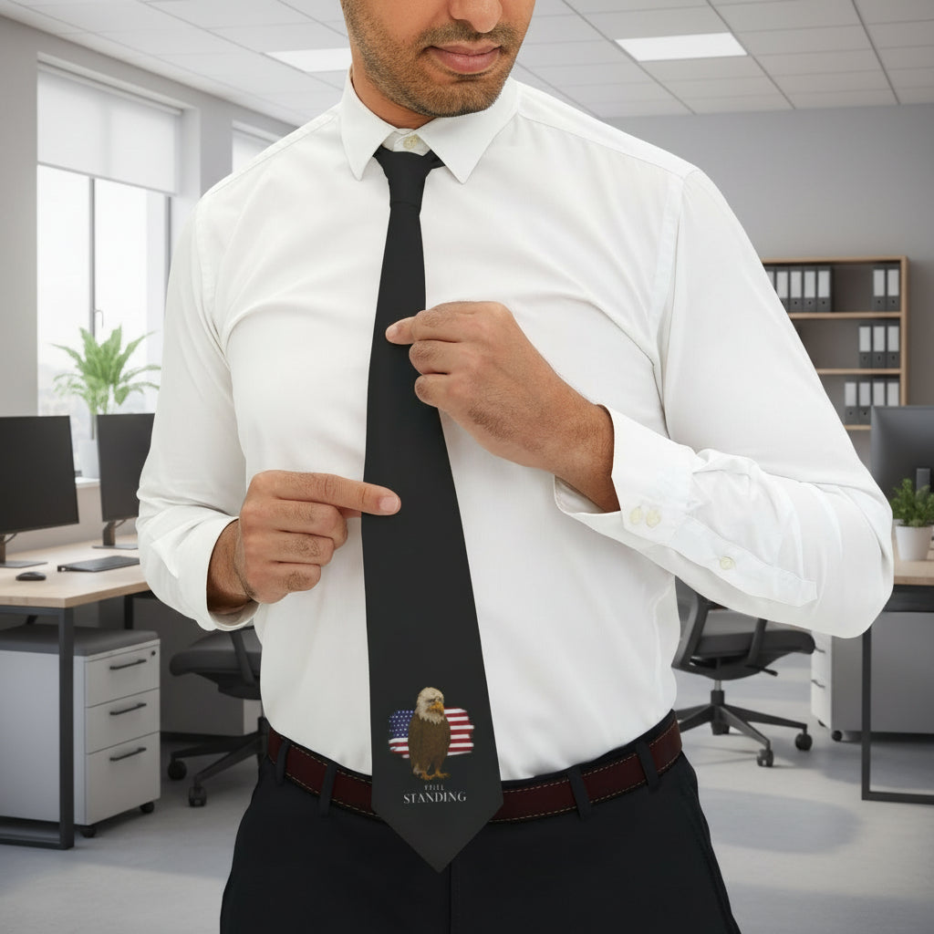 Still Standing Eagle Necktie