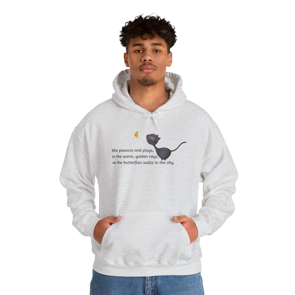 She Pounces & Plays Unisex Heavy Blend™ Hooded Sweatshirt