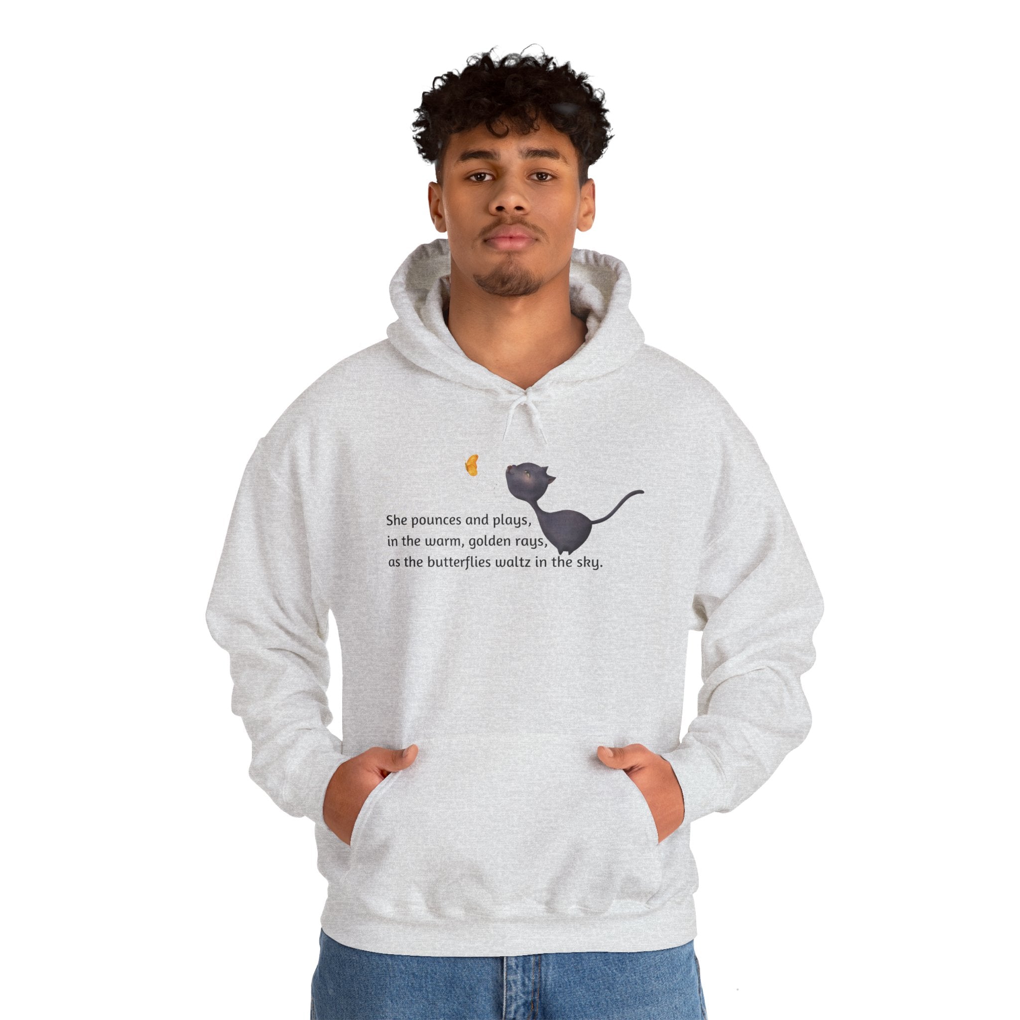 She Pounces & Plays Unisex Heavy Blend™ Hooded Sweatshirt - EpiAl's Shop