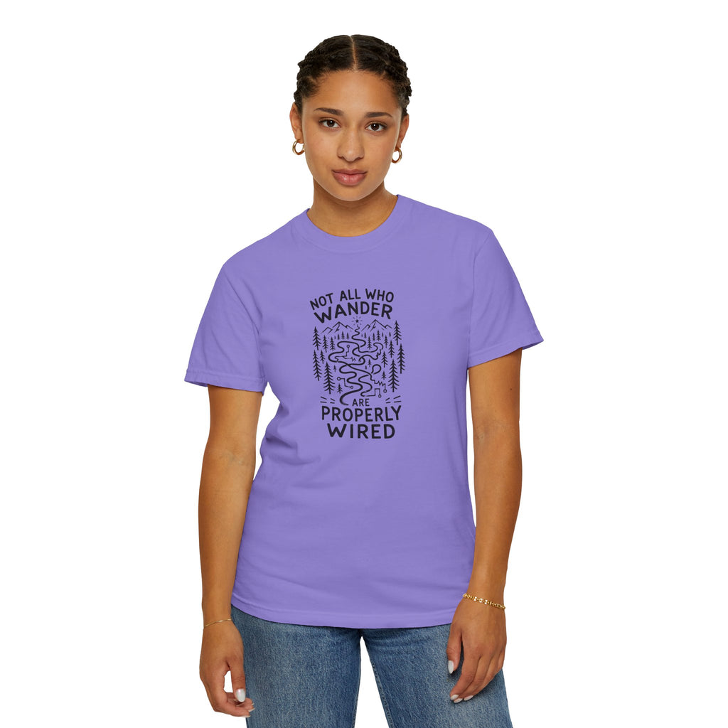 Not All Who Wander Are Properly Wired Epilepsy Awareness T-Shirt