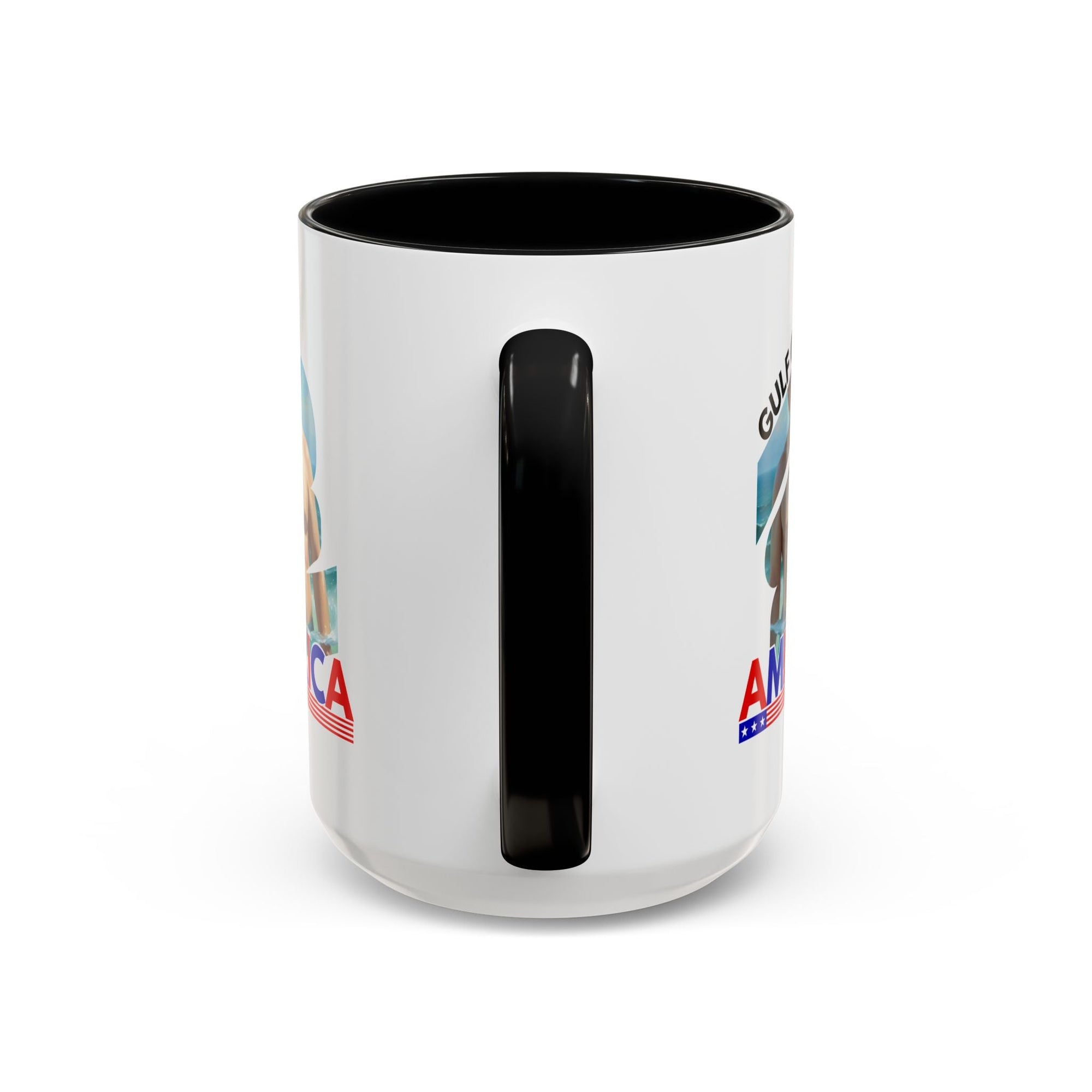 Trump's Gulf of America Accent Coffee Mug Printify