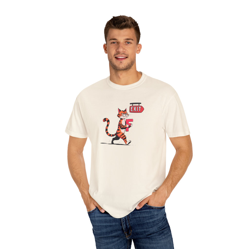 Getting the F Outta Here Unisex Garment-Dyed T-shirt