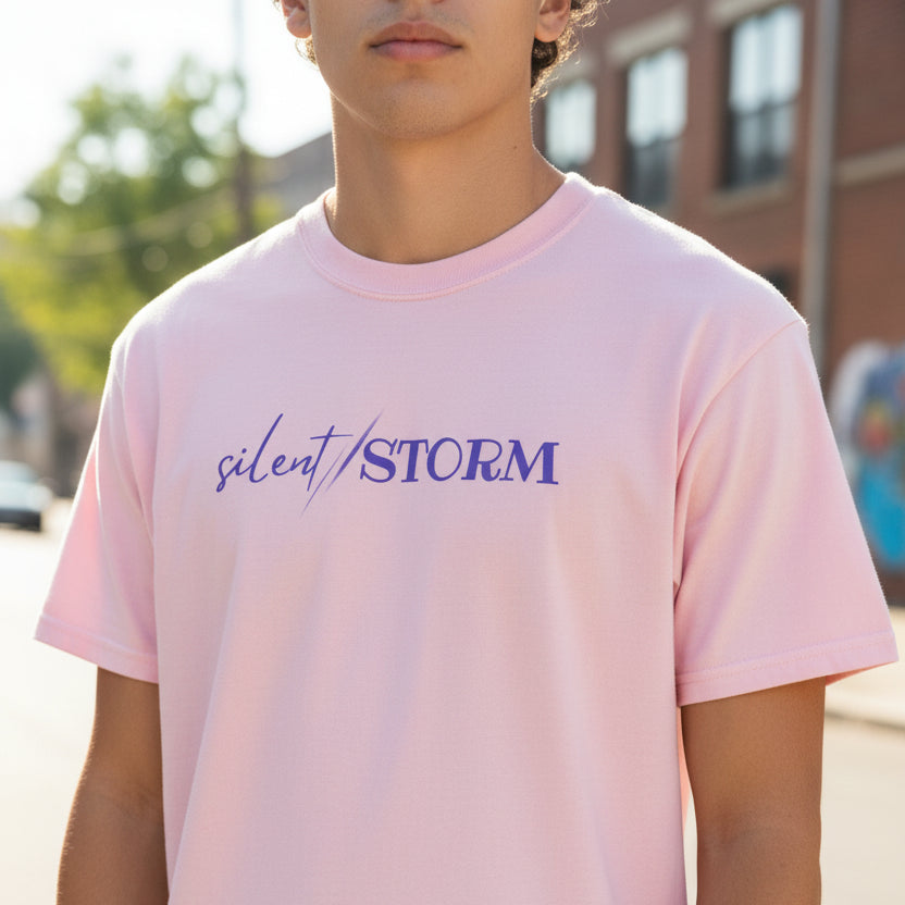 Silent Storm Unisex T-Shirt – Epilepsy Awareness Purple Statement Tee