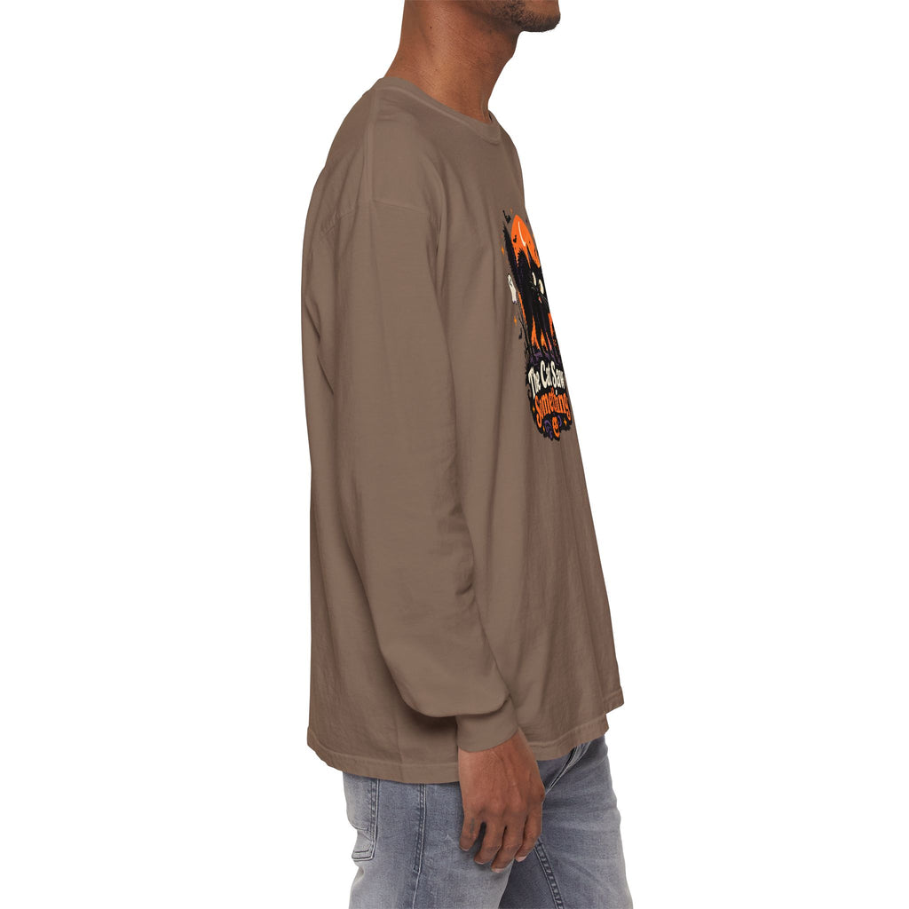 The Cat Saw Something Halloween Long Sleeve Shirt