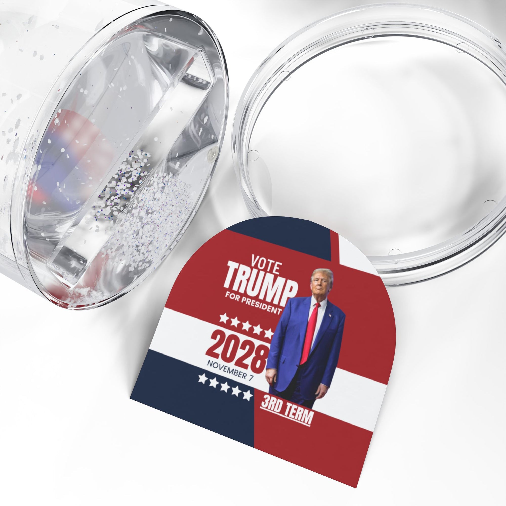 Trump 2028 Snow Globe, Unique Political Collectible
