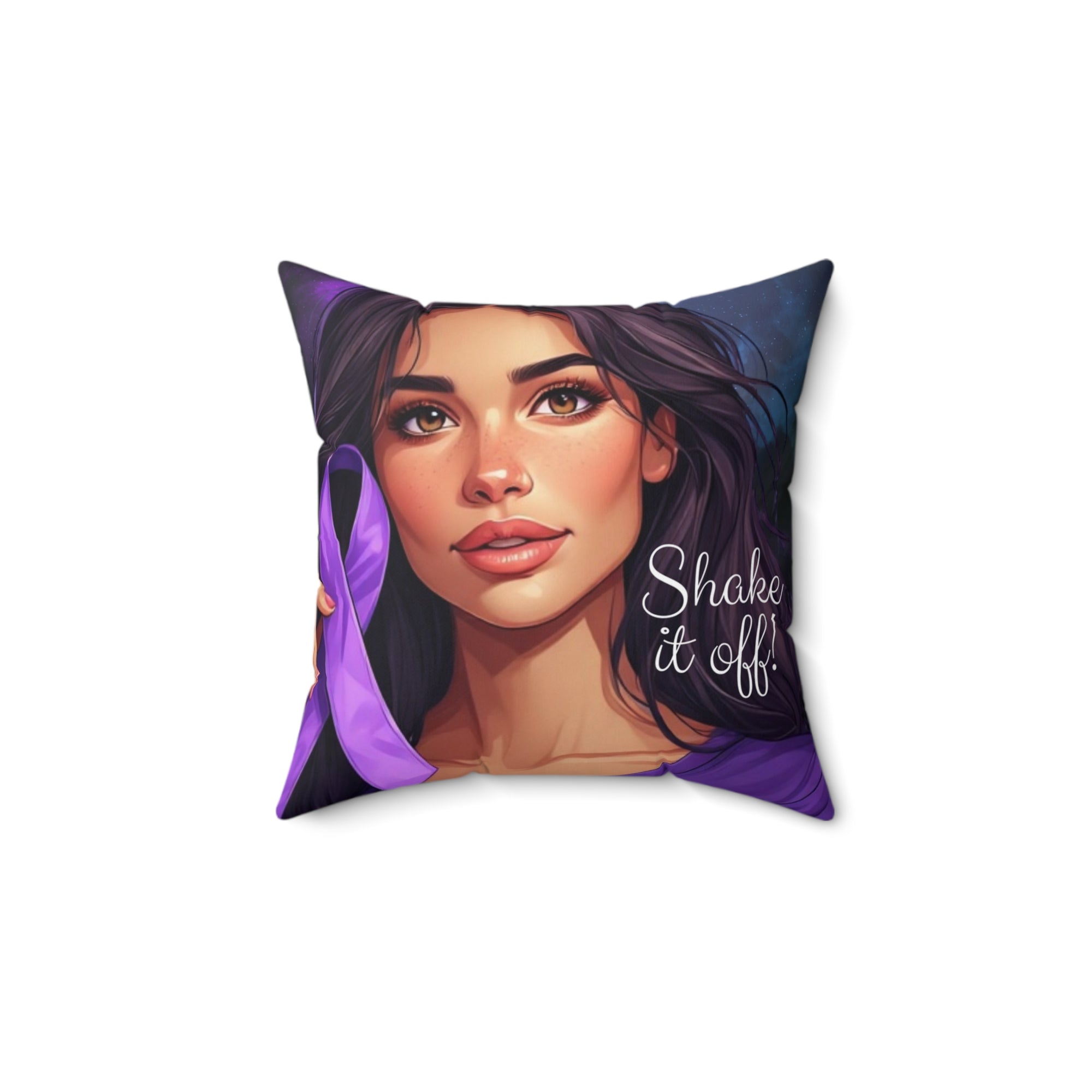 Motivational Shake It Off Decorative Pillow, Home Decor
