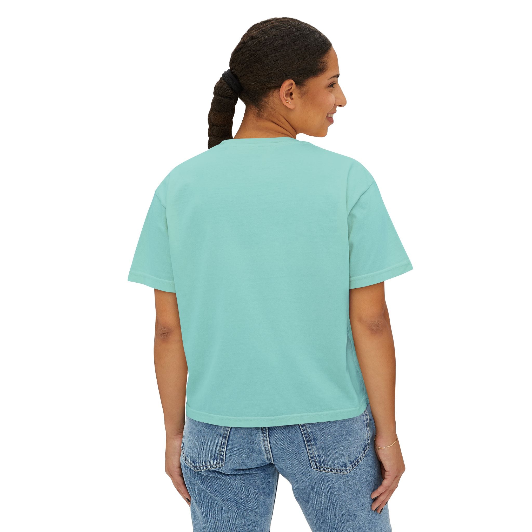 Neural Noise Boxy Crop T-Shirt | Abstract Brain Epilepsy Awareness Graphic Tee