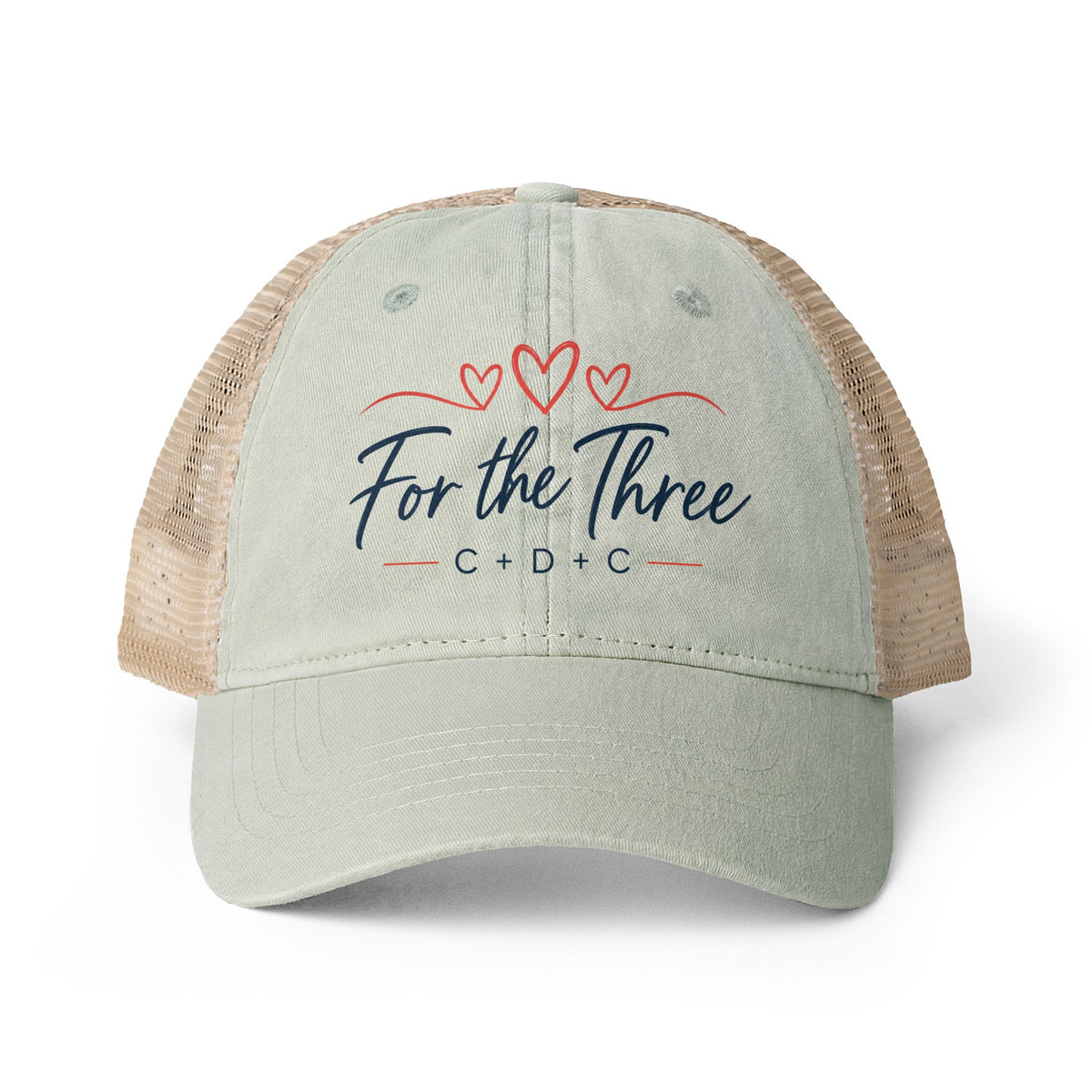 For the Three Women’s Washed Mesh Back Cap | C + D + C Memorial Hat