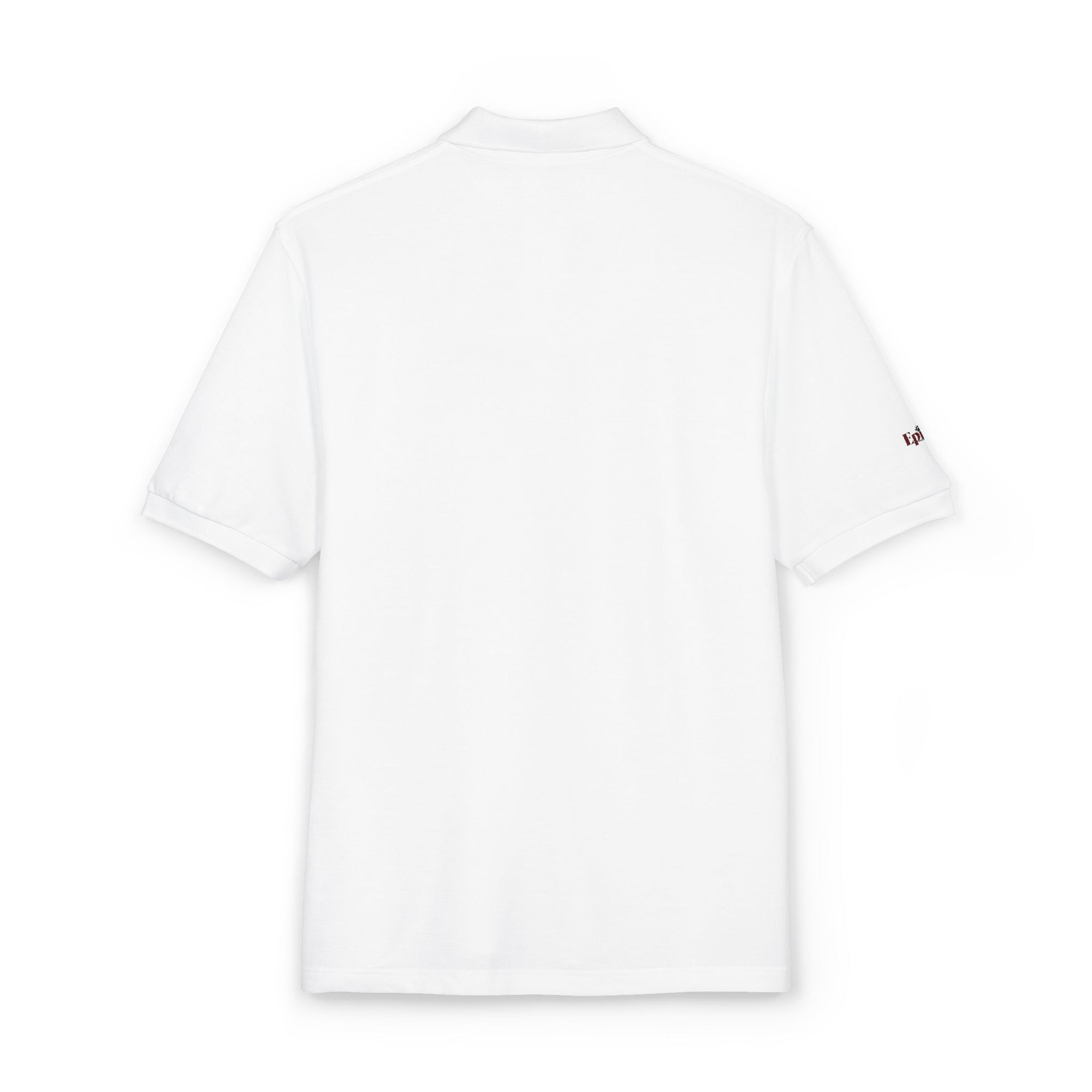 Classic White Gulf Coast Embroidered Unisex Polo Shirt