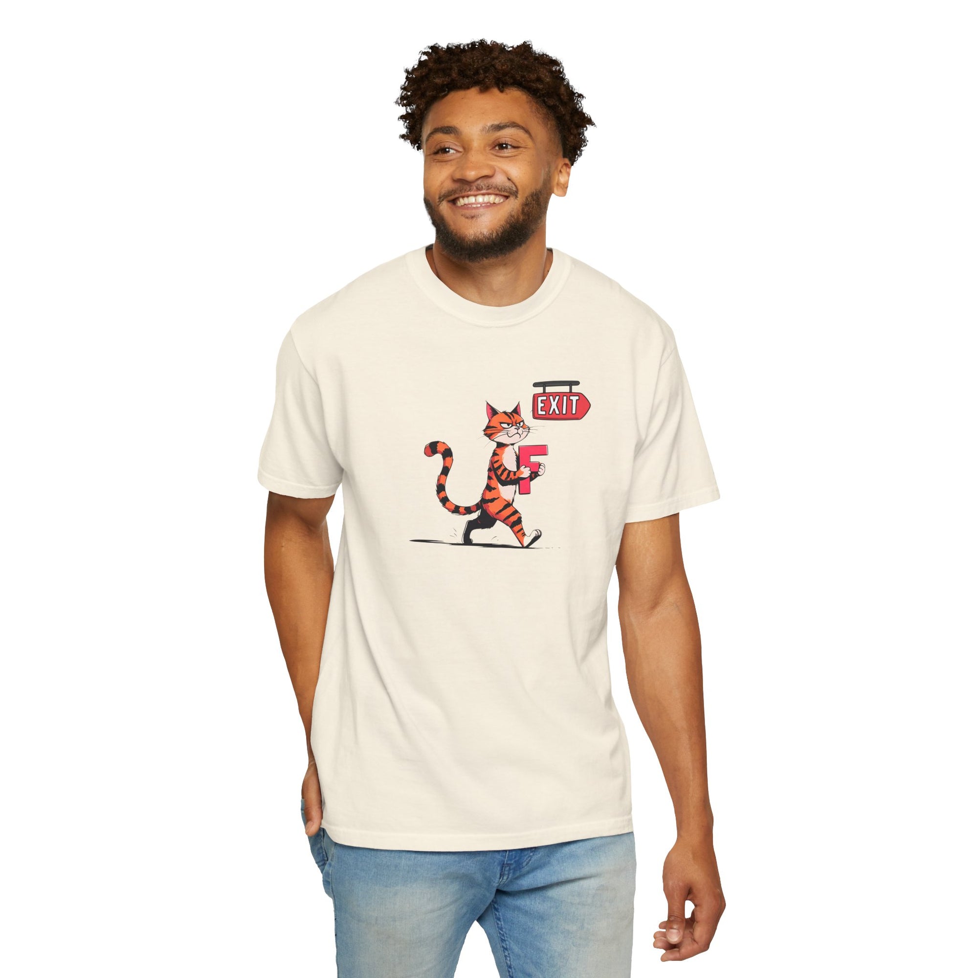 Getting the F Outta Here Unisex Garment-Dyed T-shirt