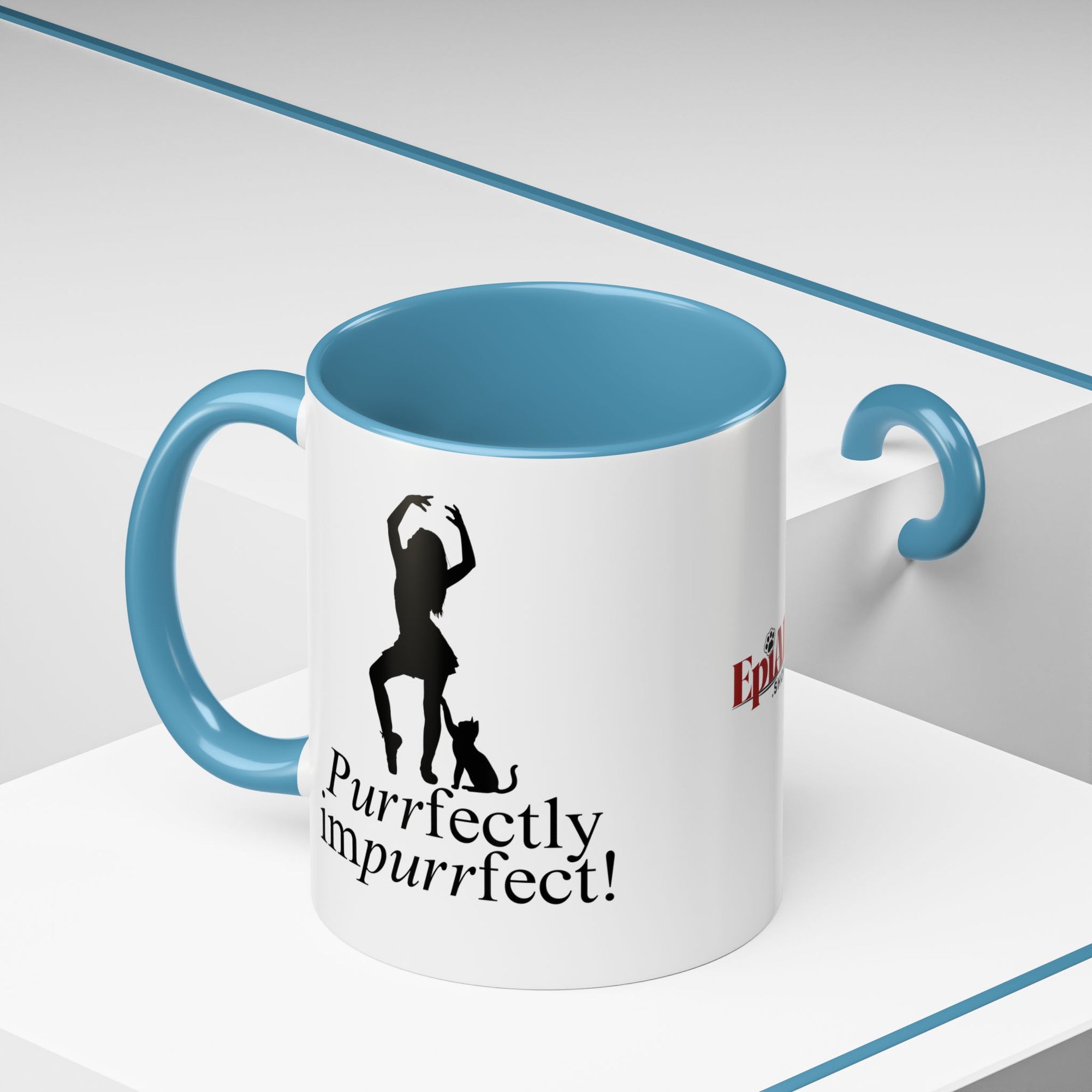 Purrfectly Impurrfect Accent Coffee Mug (11, 15oz)