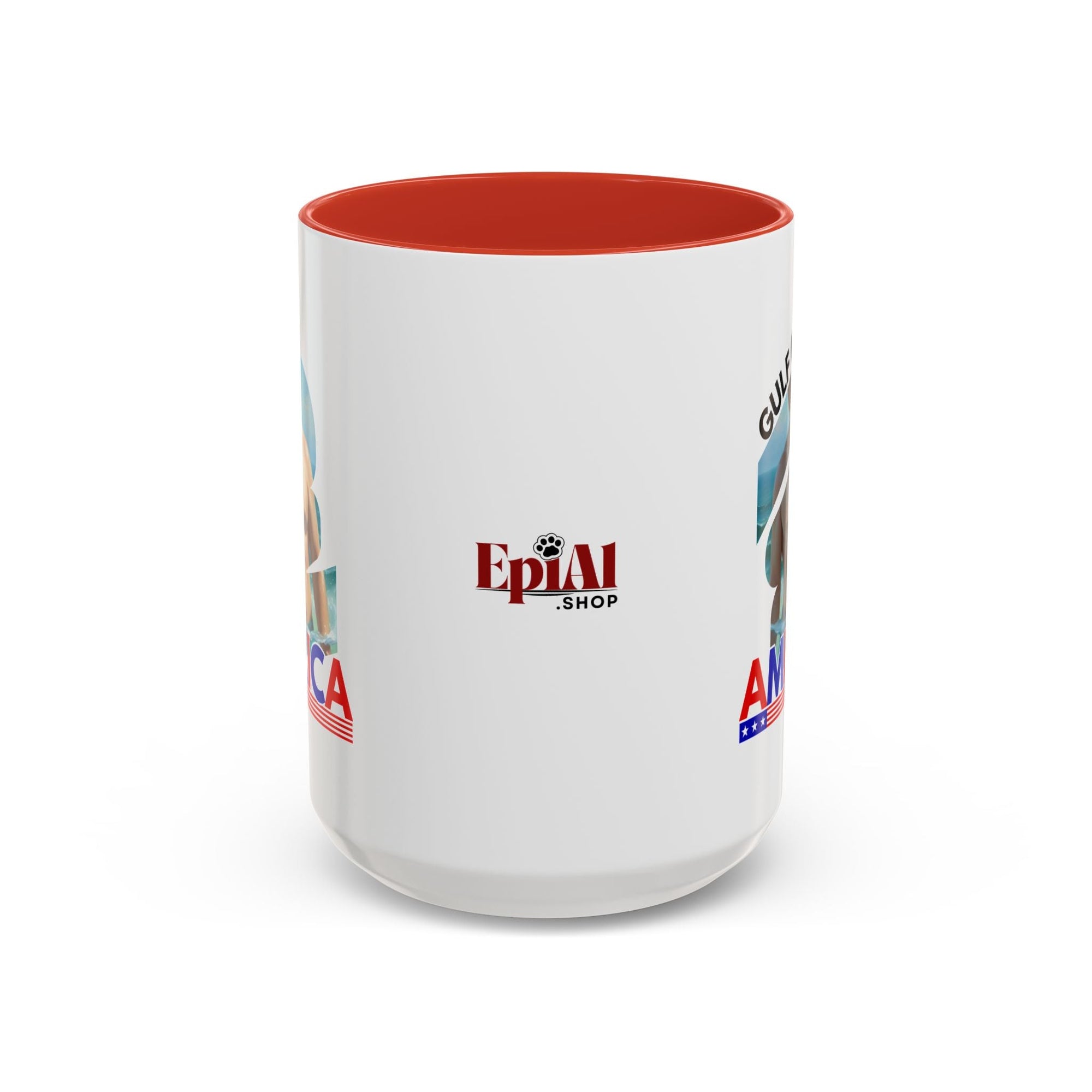 Trump's Gulf of America Accent Coffee Mug Printify