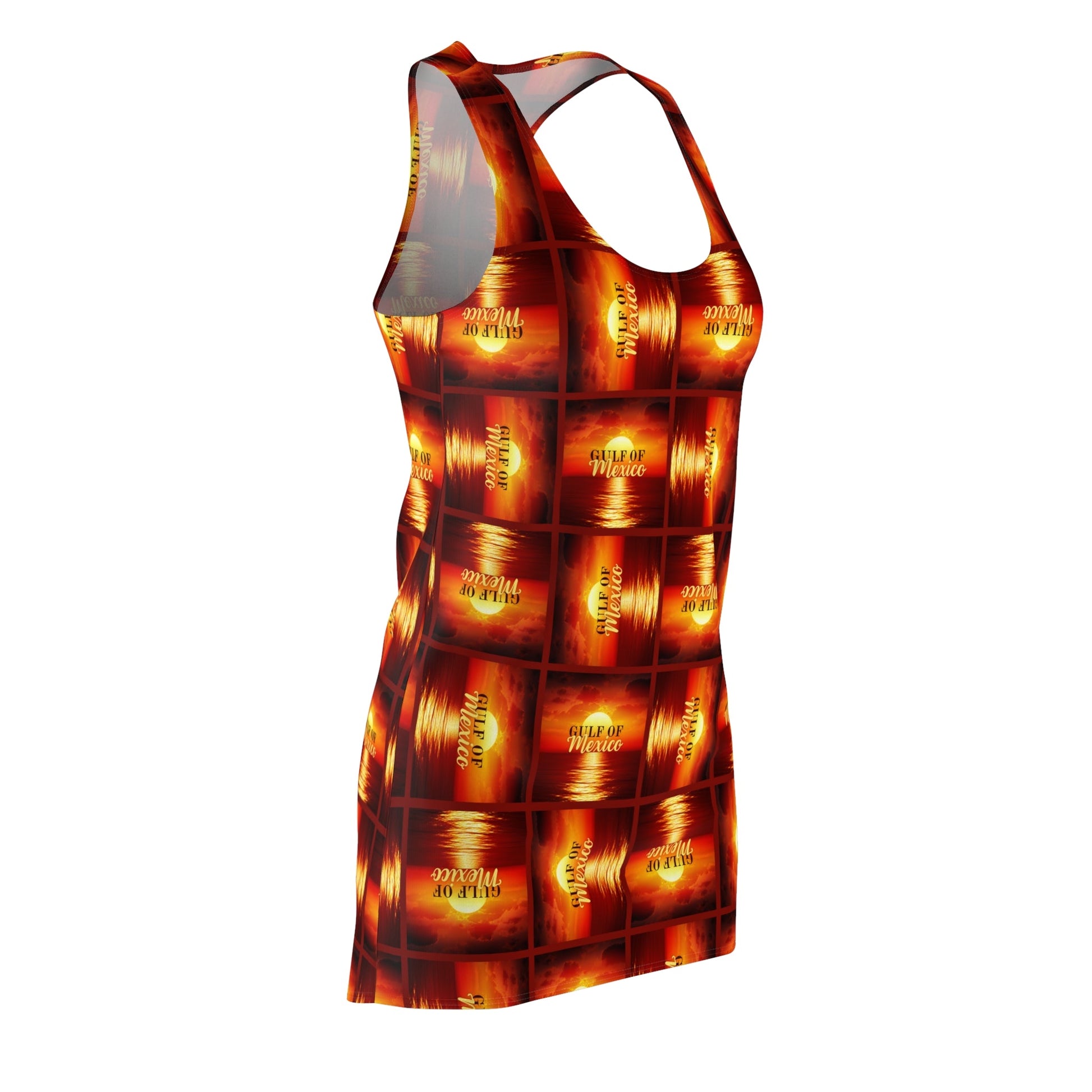 Sunset Gulf of Mexico Vibes Racerback Dress Printify