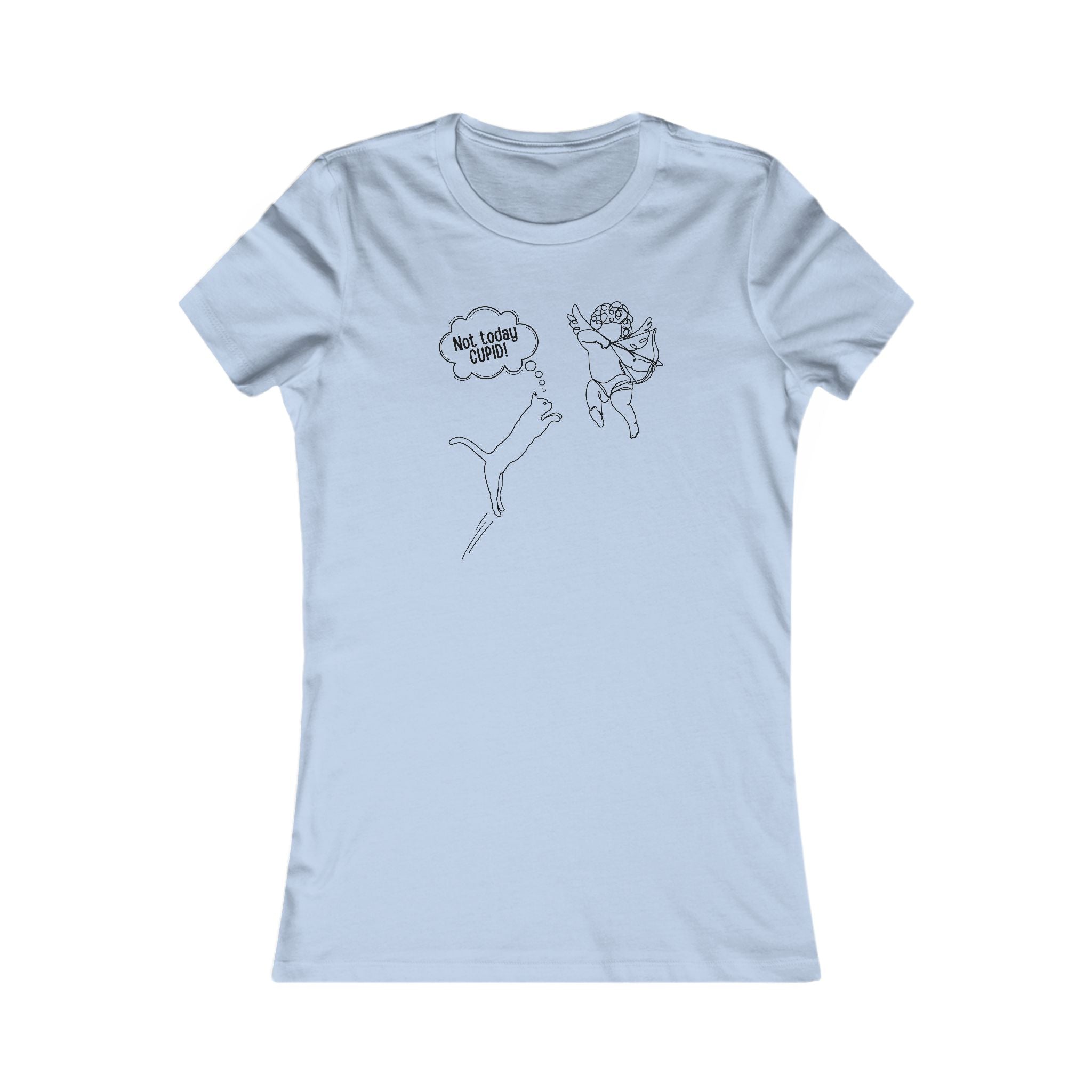 Not Today Cupid Valentines Day Women's Favorite Tee - EpiAl's Shop